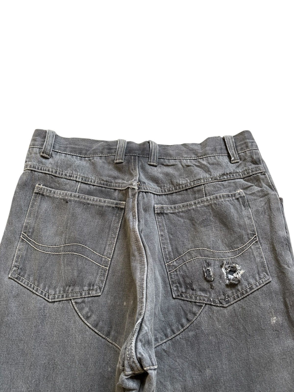 Vans Vintage Vans Painted Tactical Distressed Skate Baggy Jeans Size US 31 - 9 Thumbnail