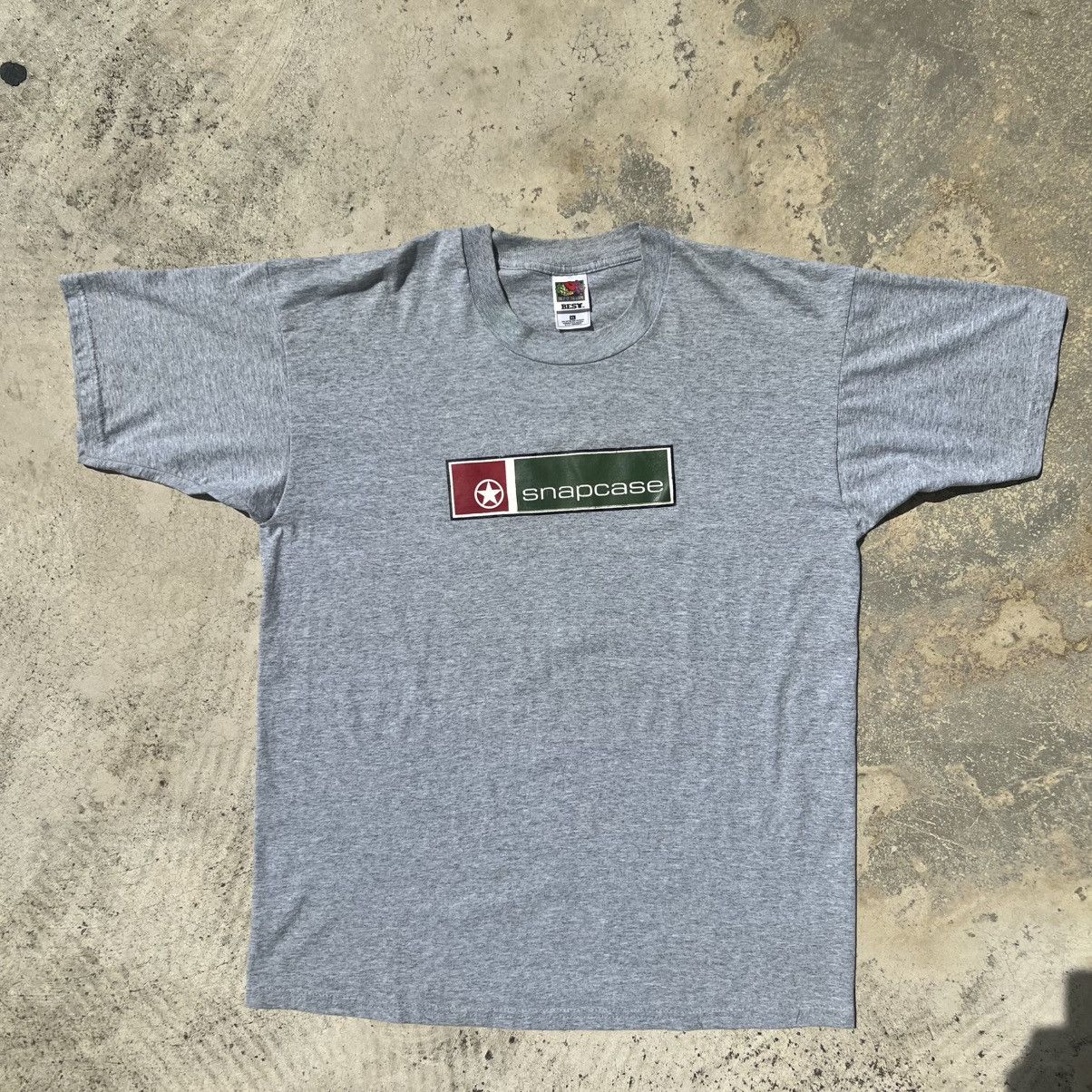Snapcase lookinglasself Tシャツ XLサイズ グレー Vintage Snapcase Lookinglasself 1995 T Shirt – Fruit Of The Doom
