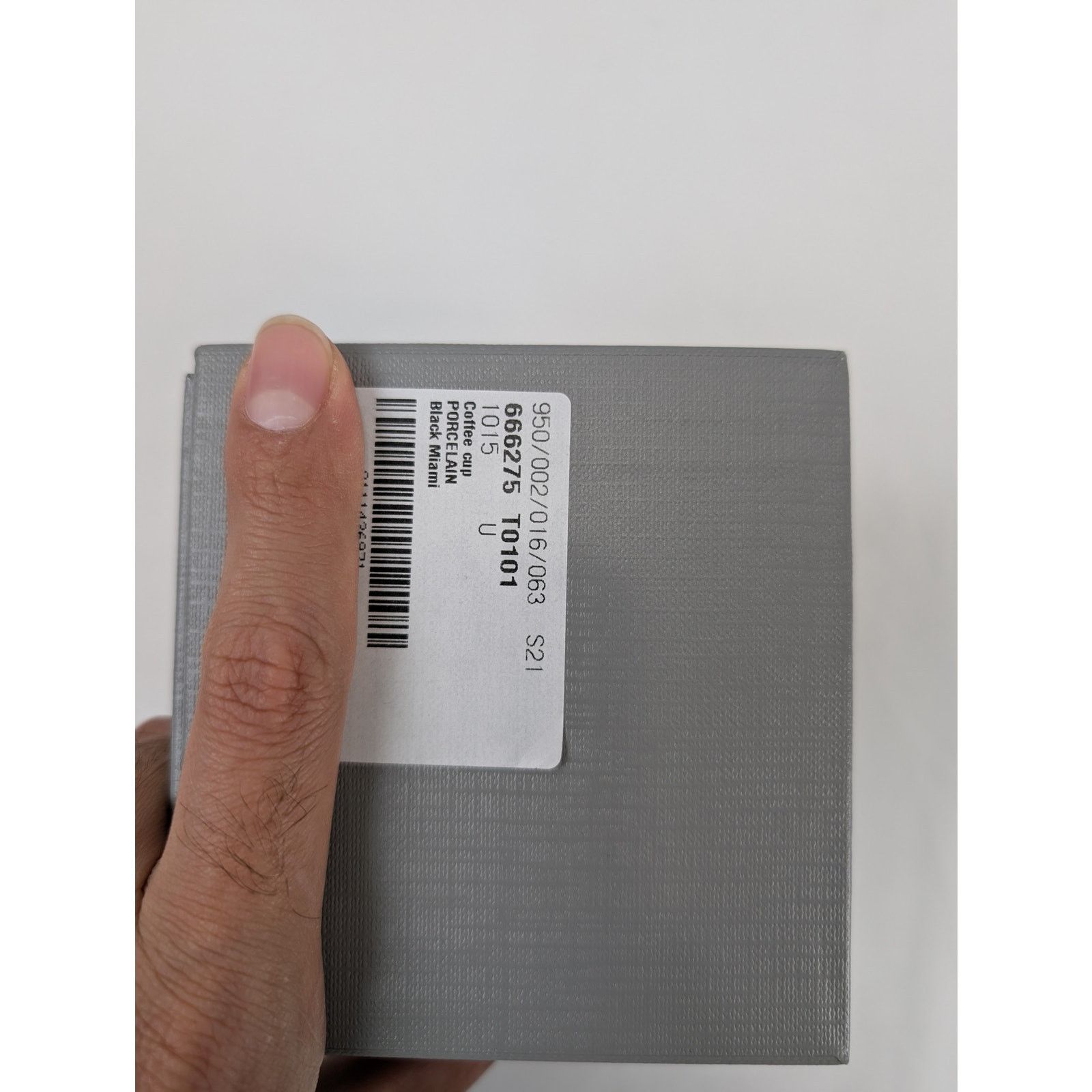Balenciaga o1rshd1 Q:4/ Size: OS / Miami Porcelain Coffee Cup Mug Black Size ONE SIZE - 10 Thumbnail