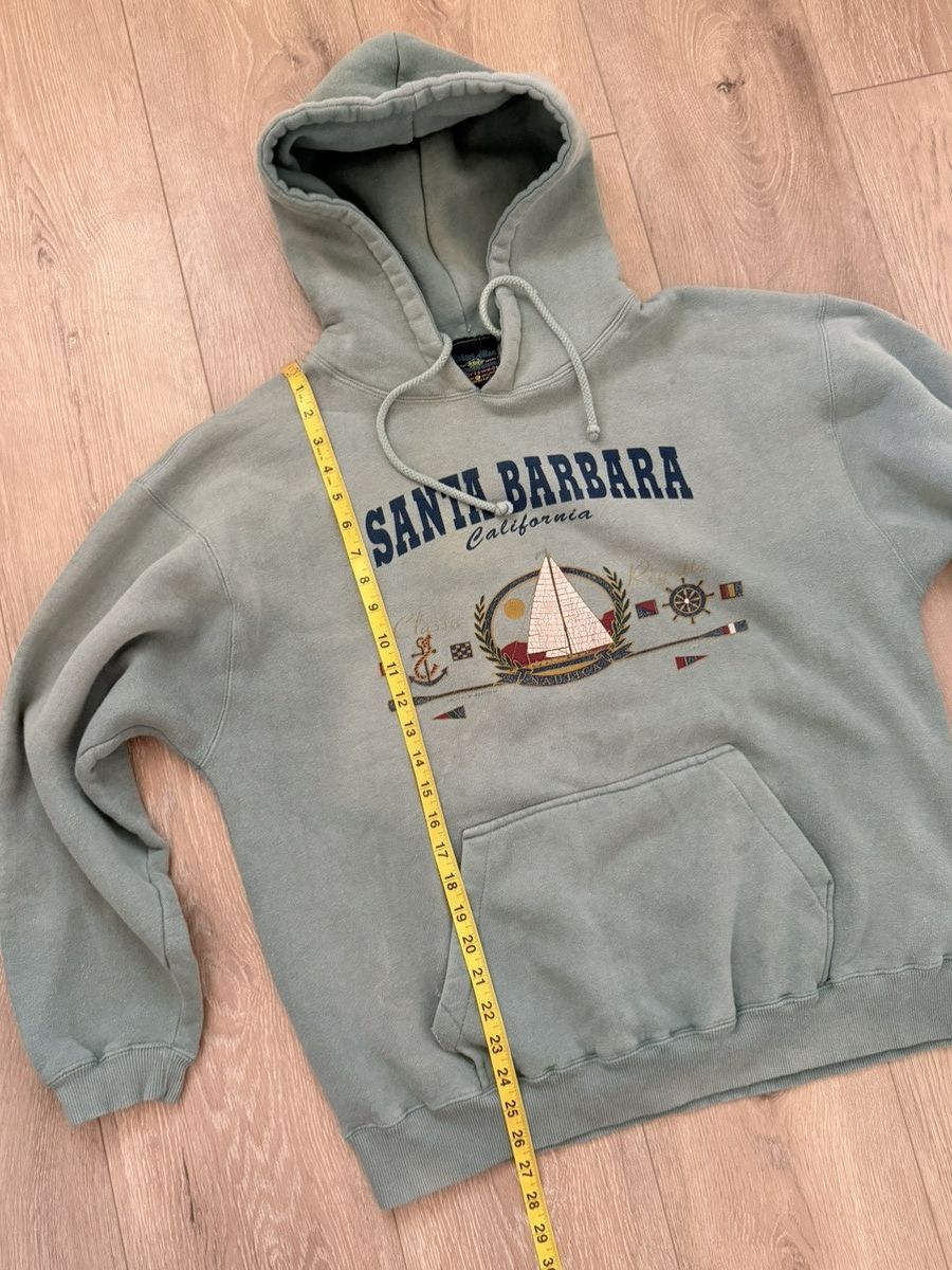Vintage Vintage Santa Barbara Beach/surf style Hoodie Size US XL / EU 56 / 4 - 8 Thumbnail