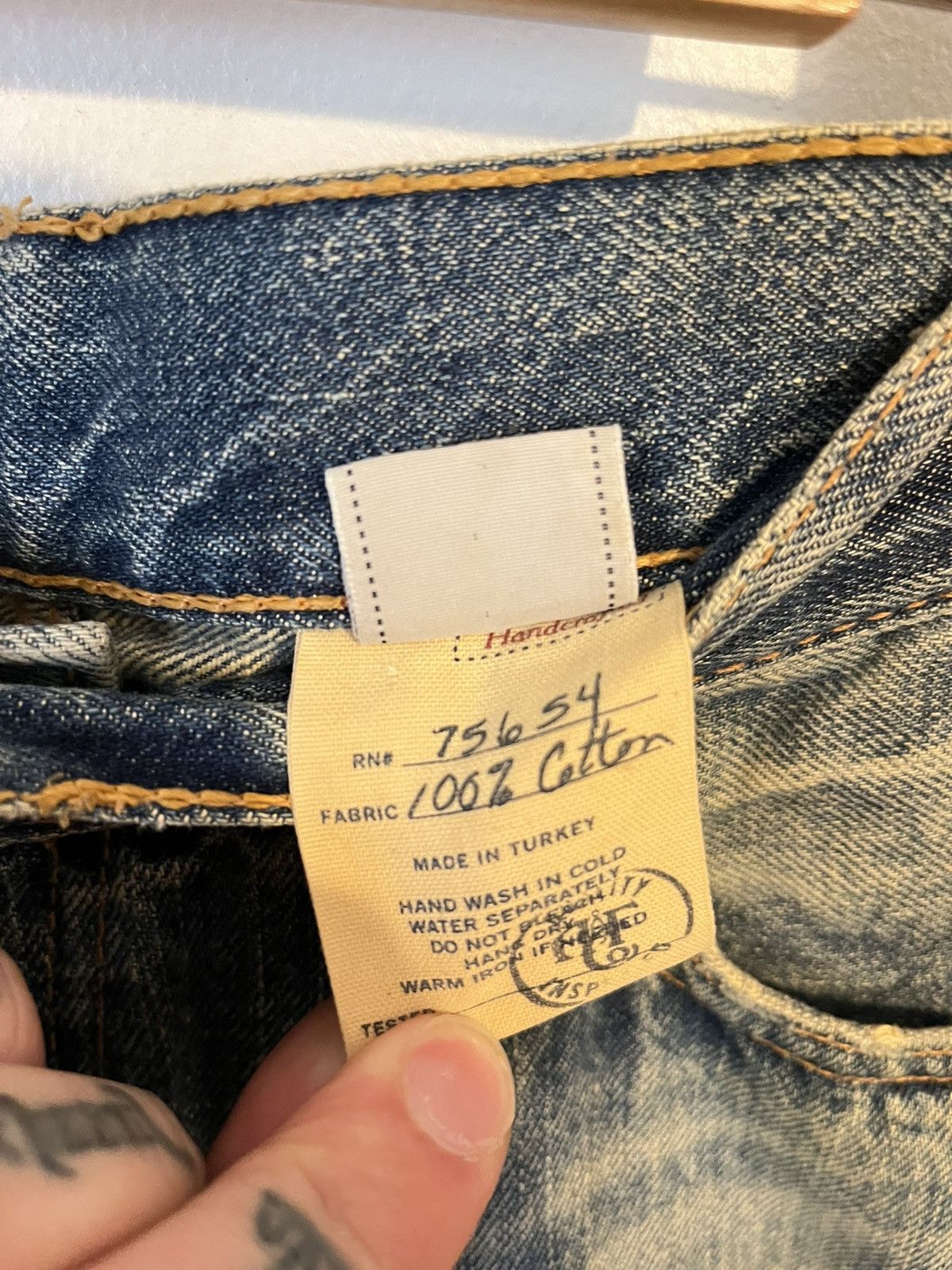 Abercrombie & Fitch × Japanese Brand Vintage Abercrombie & Fitch Ripped Custom Jeans Rare 🔥 Size US 30 / EU 46 - 5 Thumbnail