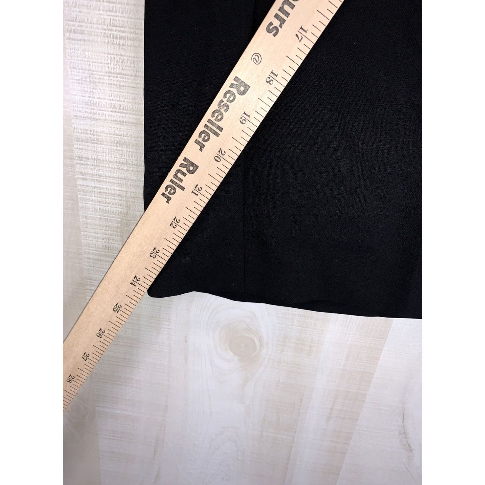 White House Black Market White House Black Market Pants Shirt Wide-Leg Cropped Womens 00 Black Size 24" / US 00 / IT 34 - 4 Thumbnail