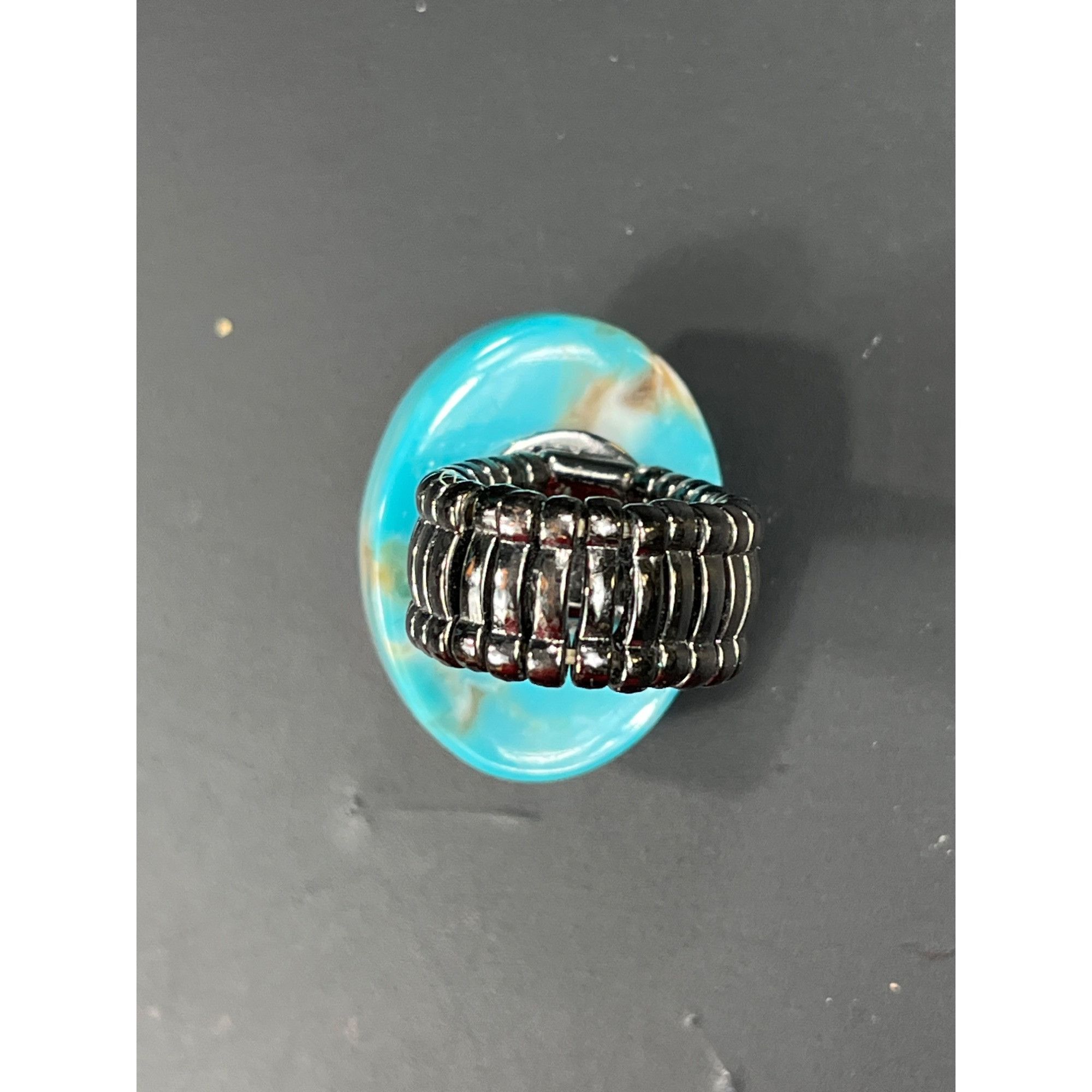 Vintage Turquoise SKU 7877 and White Beaded Necklace 3 Bracelets 1 R Size ONE SIZE - 5 Thumbnail