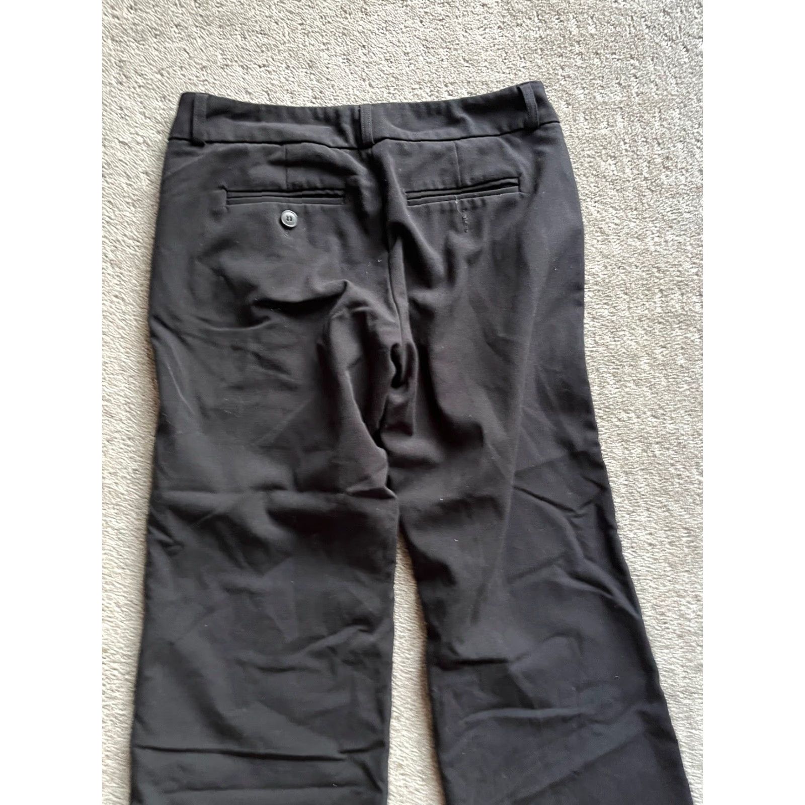 Vintage New York & Co Dress Pants 0P Black Career Separates Modern Classic Womens Size 25" / US 0 / IT 36 - 4 Thumbnail
