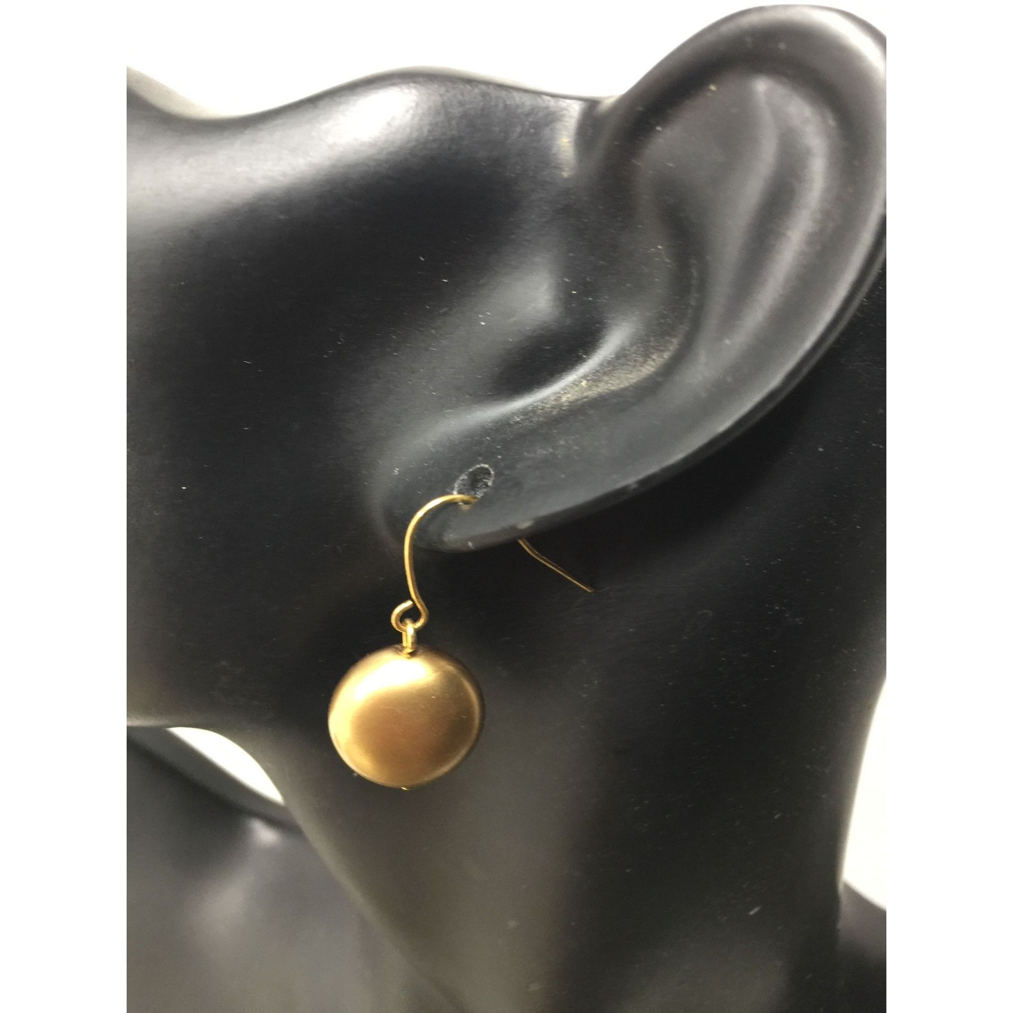 Other Women's Gold Tone Circle Dangle Earrings Size ONE SIZE - 3 Thumbnail