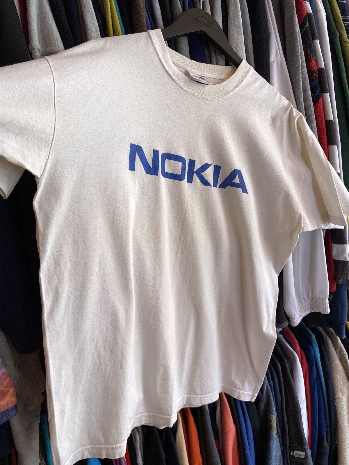 Microsoft 90s VINTAGE NOKIA DISTRESSED T-SHIRT Size US XL / EU 56 / 4 - 6 Thumbnail