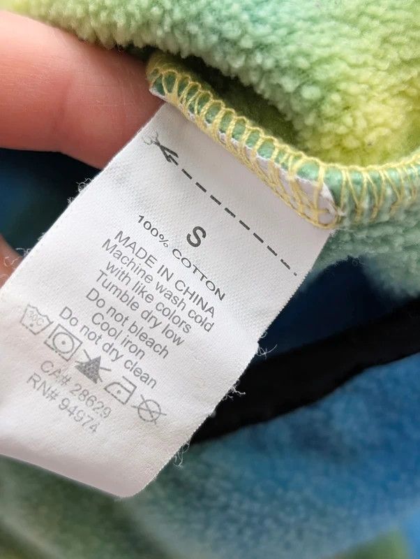 Stussy Stussy Quarter Zip Tie Dye Fleece Tie-Dyed pullover S Size US S / EU 44-46 / 1 - 5 Thumbnail