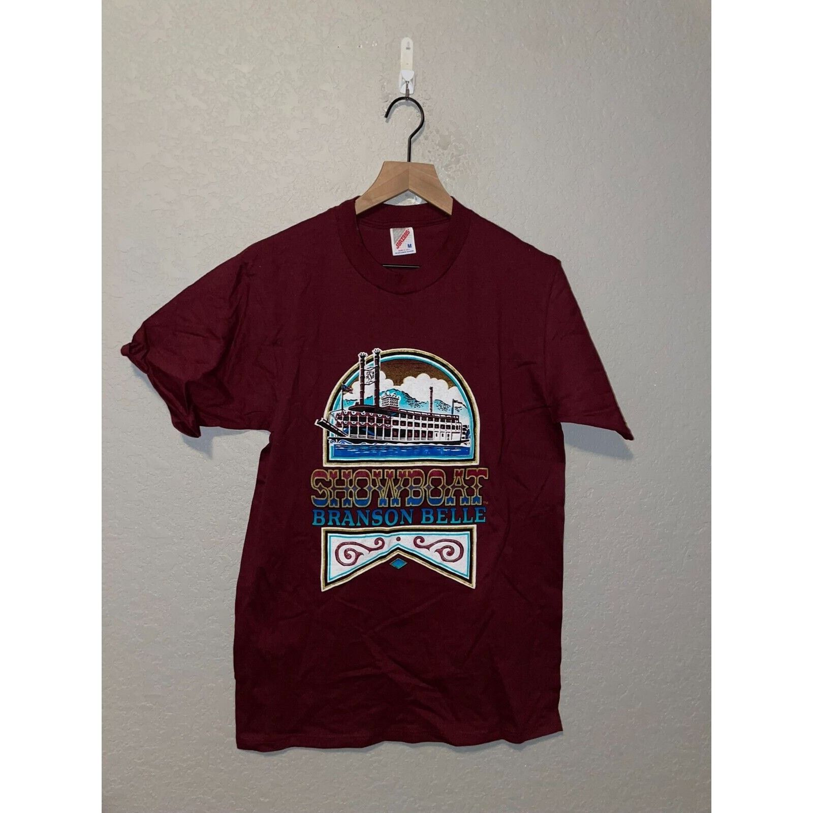 Jerzees Vintage Branson Belle Shirt Showboat Show Boat Tee 90s VTG M Size US M / EU 48-50 / 2 - 1 Thumbnail