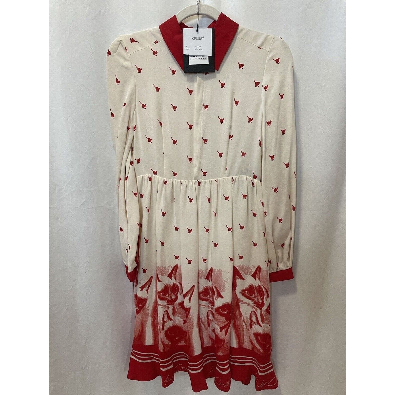 Undercover SS20 Undercover Lightweight Cat Print Dress JP Size 2 Size S / US 4 / IT 40 - 3 Thumbnail