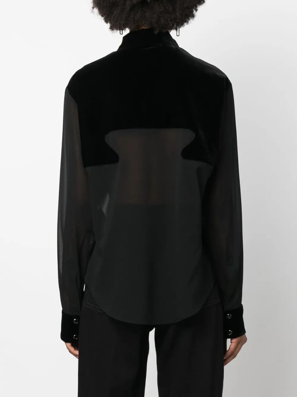 Tom Ford o1y0226 Solid Color Shirt in Black Size M / US 6-8 / IT 42-44 - 4 Thumbnail