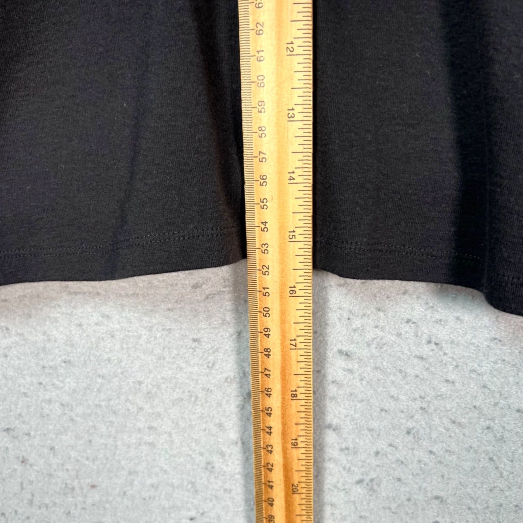 Vintage Sunday Best Womens Cropped Long Sleeve Zip Mock Neck Top Black Size M Size M / US 6-8 / IT 42-44 - 6 Thumbnail