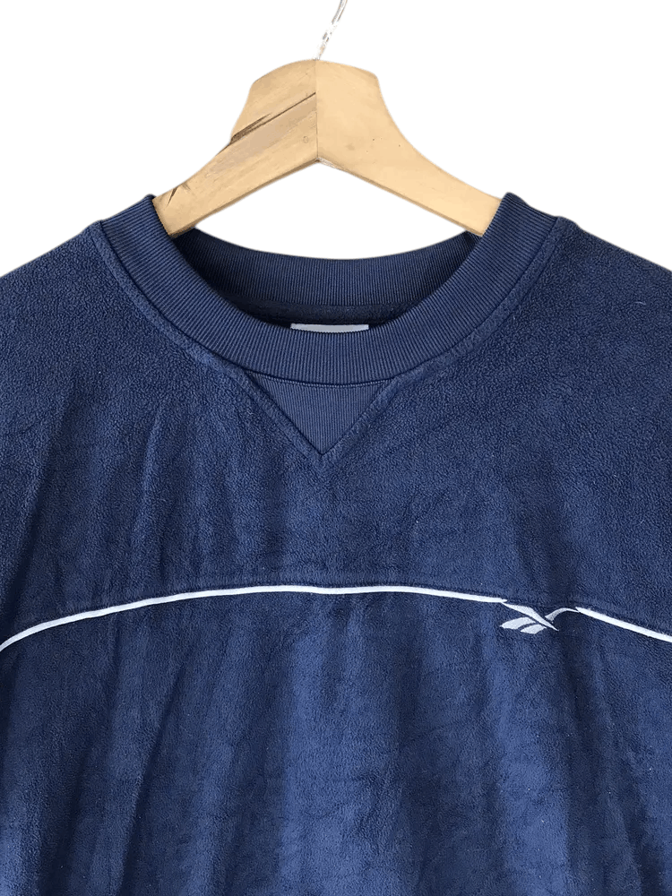 Reebok Vintage Reebok Fleece Sweatshirts Size US L / EU 52-54 / 3 - 3 Thumbnail