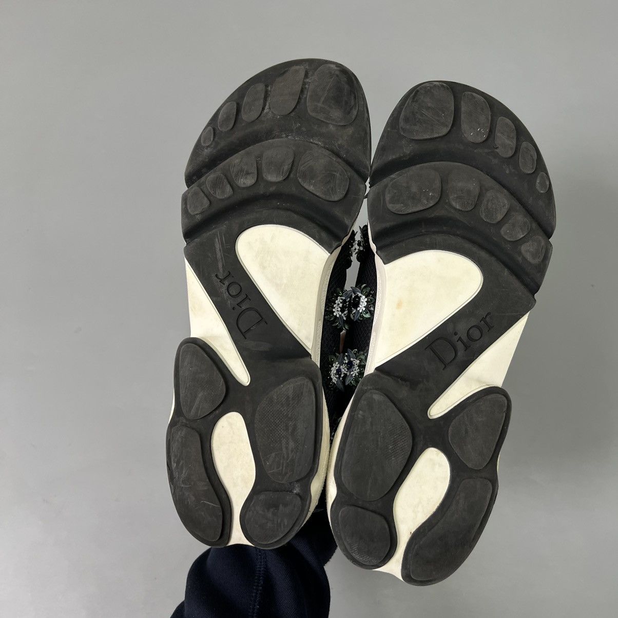 Dior Dior Fusion Embellished Mesh Sneakers Black Rare size 38 Size US 8 / IT 38 - 9 Thumbnail