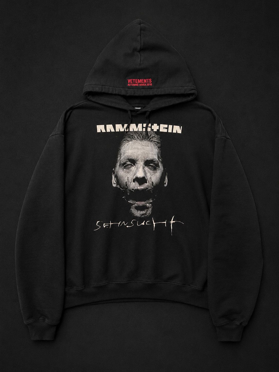 VETEMENTS Rammstein Sehnsucht パーカー Vetements FW18 Rammstein 