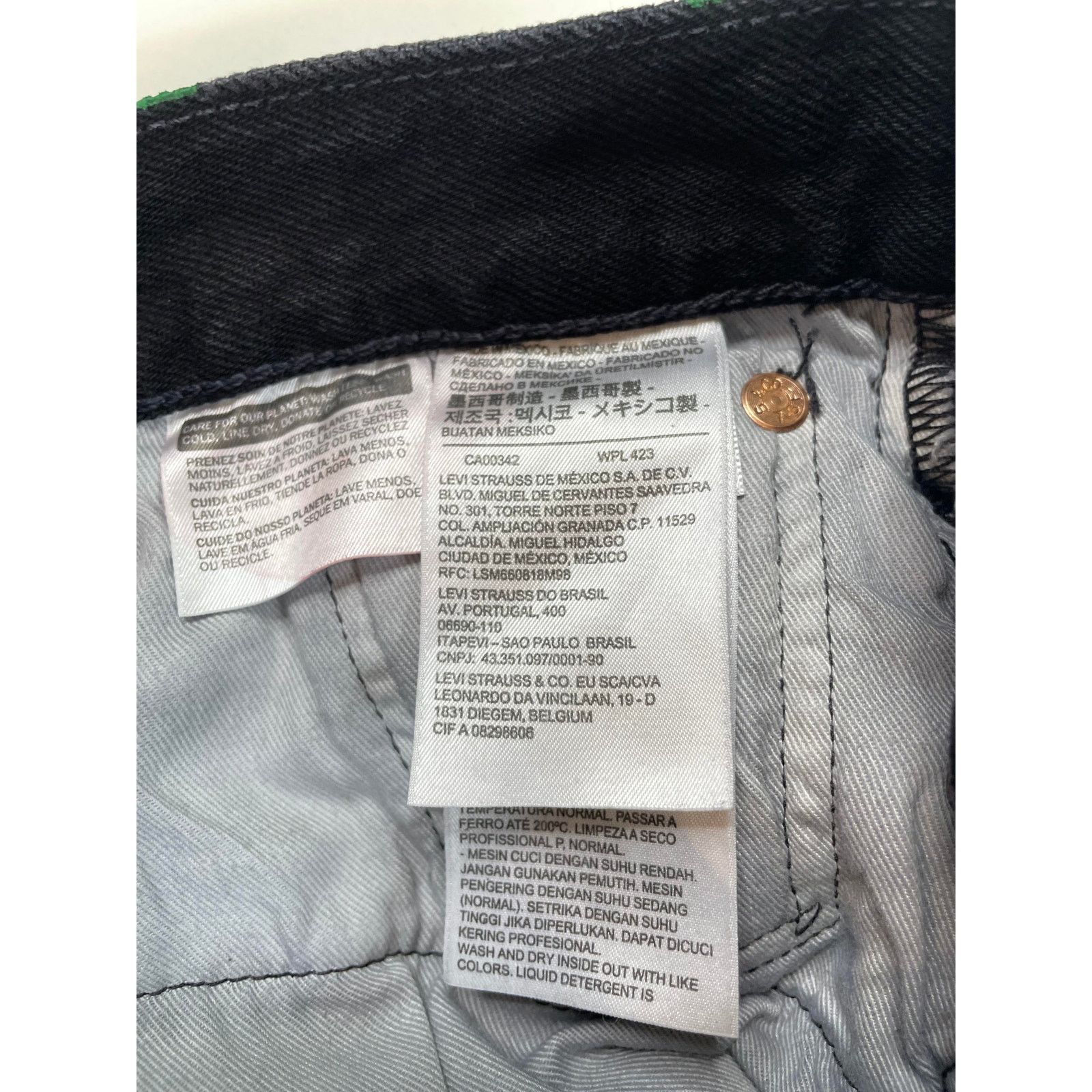 DENIM TEARS Denim Tears 'CPFM Black Flag' Jeans Size US 27 - 7 Thumbnail