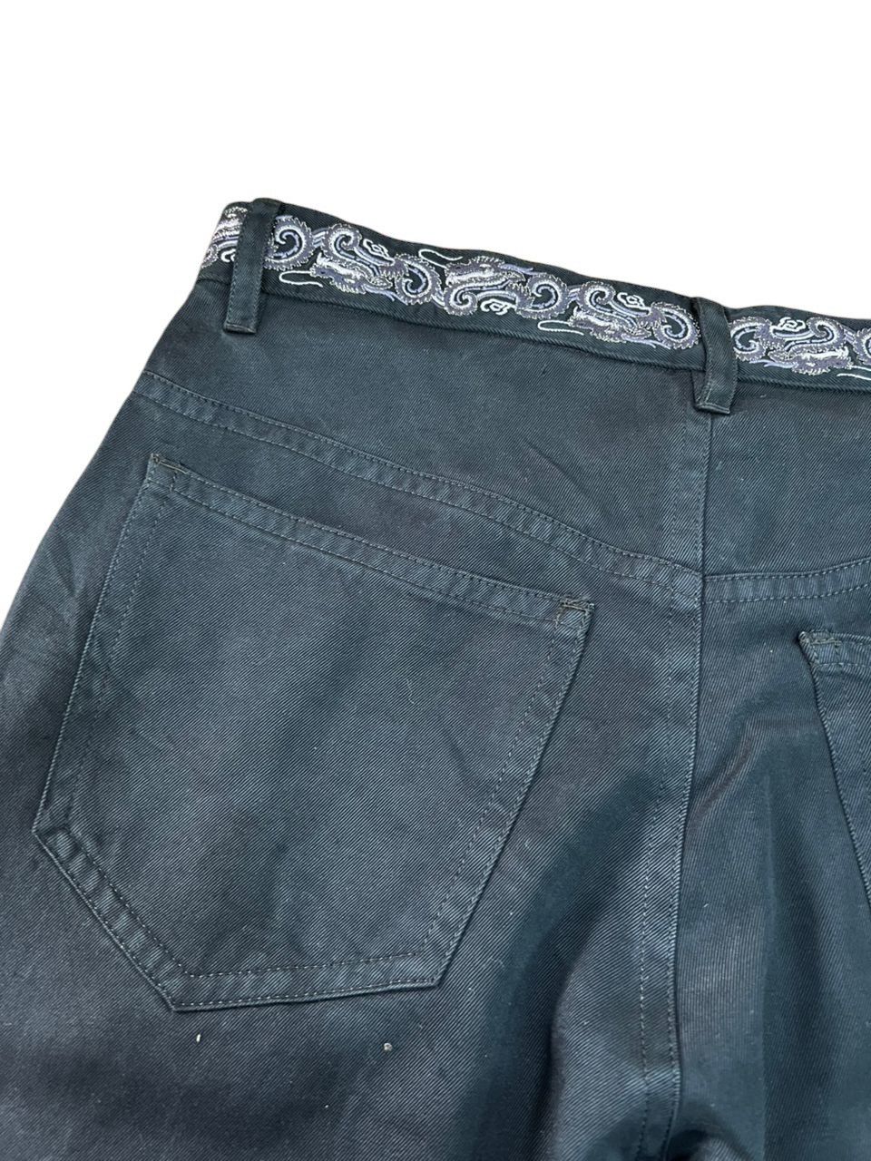 Kansai Yamamoto Kansai Man Dragon Embroidered Pants Size US 32 / EU 48 - 6 Thumbnail