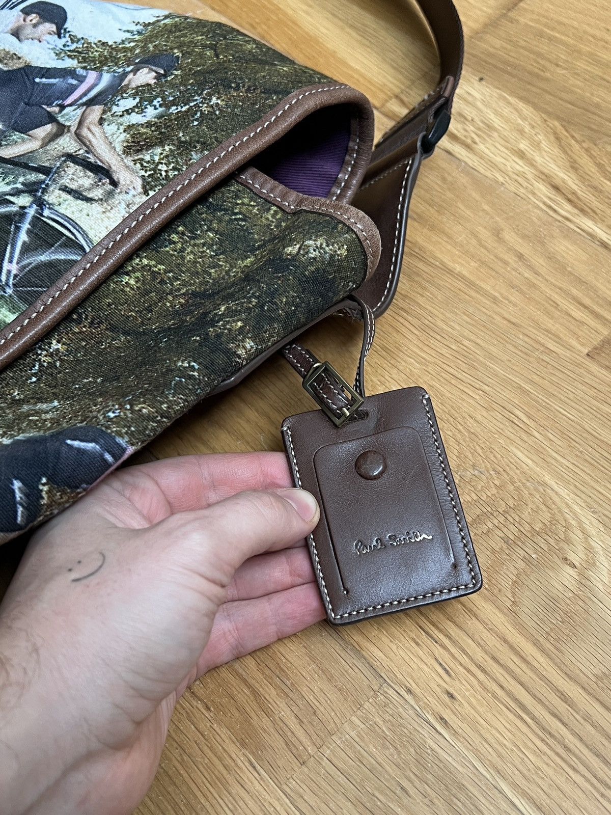 Paul Smith Paul Smith Mini Car &Rapha Cycling Team Cotton Leather Bag Size ONE SIZE - 3 Thumbnail