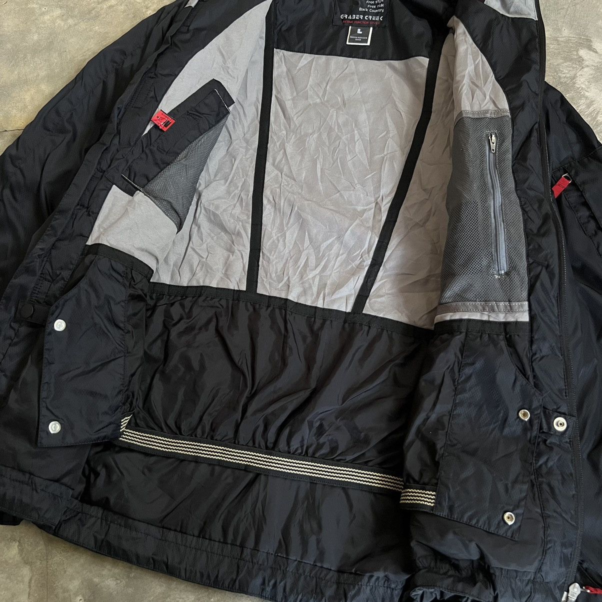 Japanese Brand 2000s Graber Greek Apocalypse Free Ride Fur Hoodie Jacket Size US L / EU 52-54 / 3 - 3 Thumbnail
