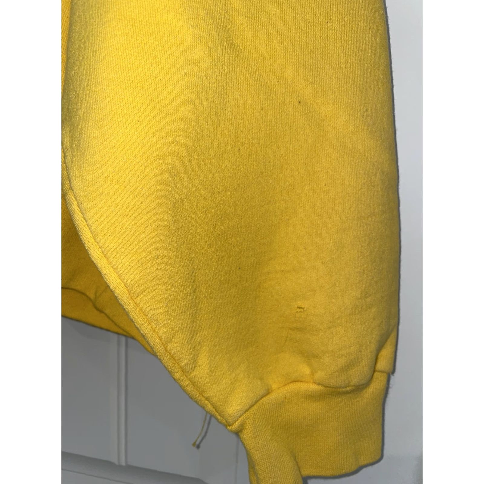 Starter VINTAGE STARTER Bright Yellow Crewneck Heavy Sweatshirt XL Men’s Sweatshirt Pullover 90s Logo Embroidered Fleece Jacket Size US XL / EU 56 / 4 - 4 Thumbnail