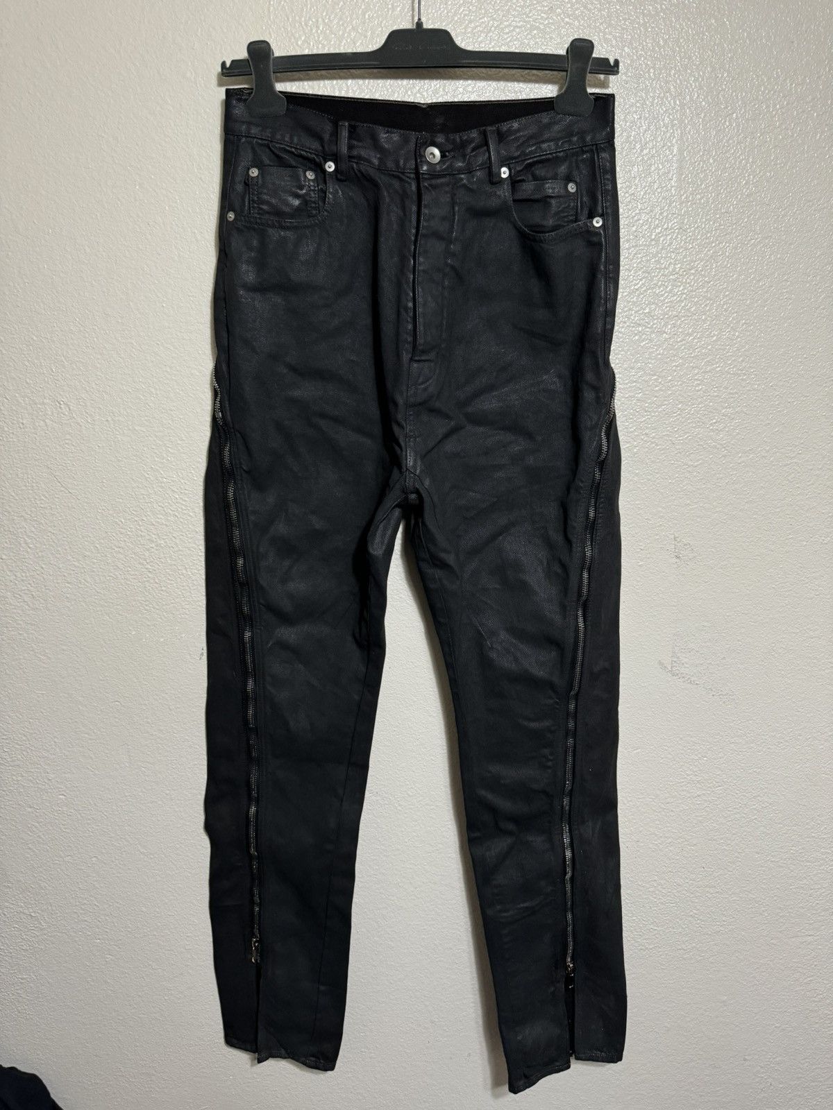 Rick Owens × Rick Owens Drkshdw Rick Owens Bolan Banana Zip Denim