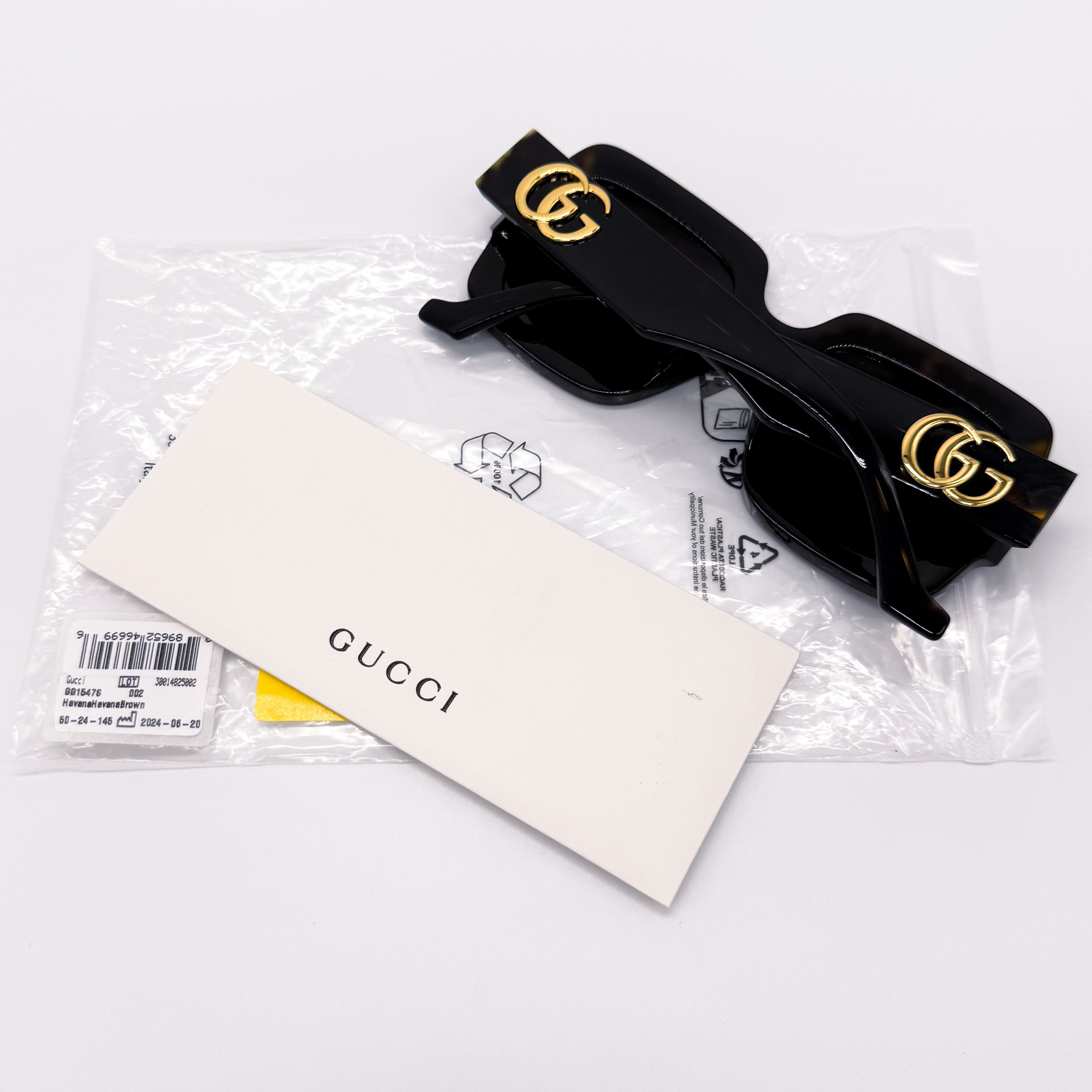 Gucci NEW GUCCI GG1547S 002 HAVANA WOMEN SUNGLASSES GUCCI Size ONE SIZE - 11 Thumbnail