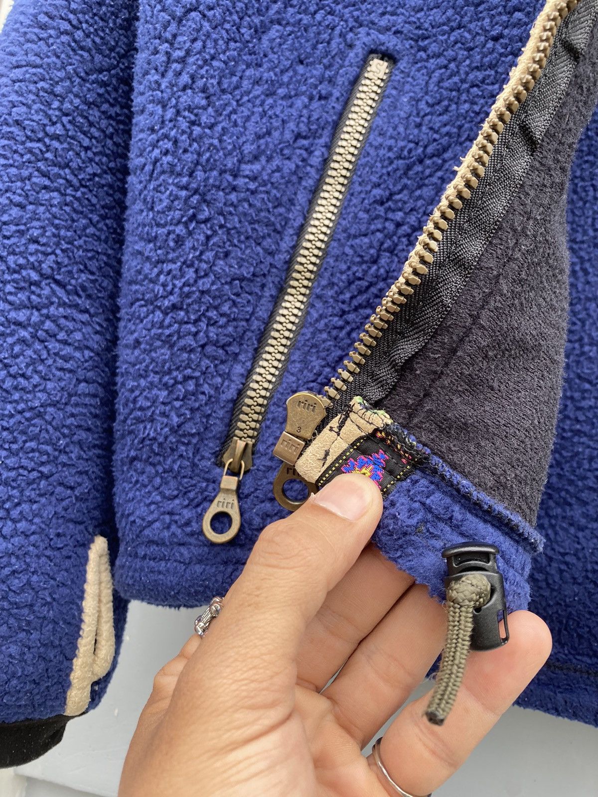Polartec Vintage Alf Polartec Made In Usa Navajo Riri Zipper Fleece Size US S / EU 44-46 / 1 - 11 Thumbnail