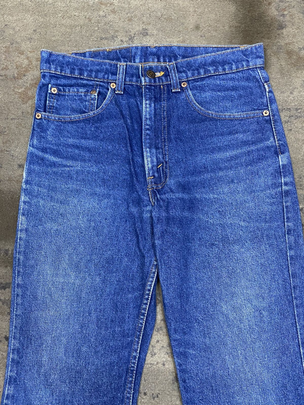 Levi's 517 levis vintage flared blue jeans usa made 90s Size US 31 - 9 Thumbnail