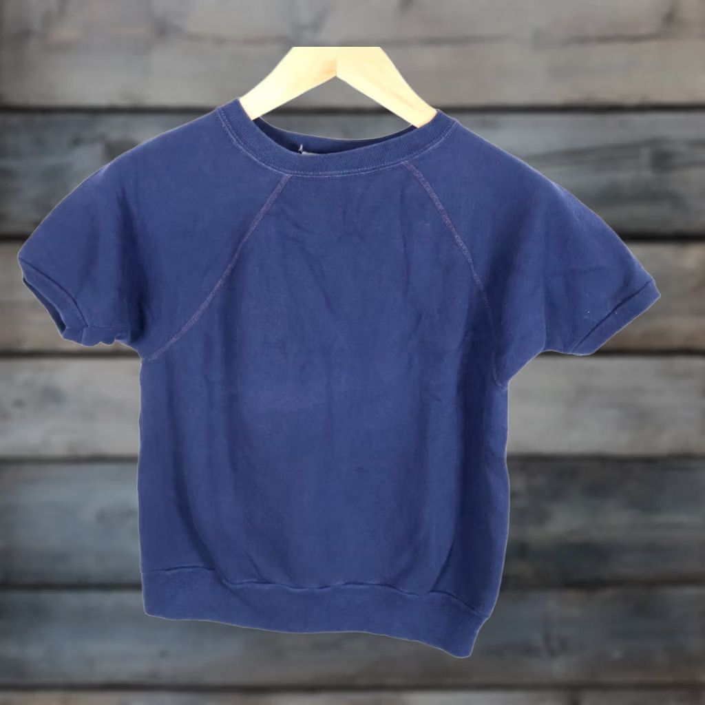 Sears VINTAGE Sears Kings Road Short Sleeve Sweatshirt Adult Small (Medium) Blue VTG 70s Size US S / EU 44-46 / 1 - 1 Thumbnail
