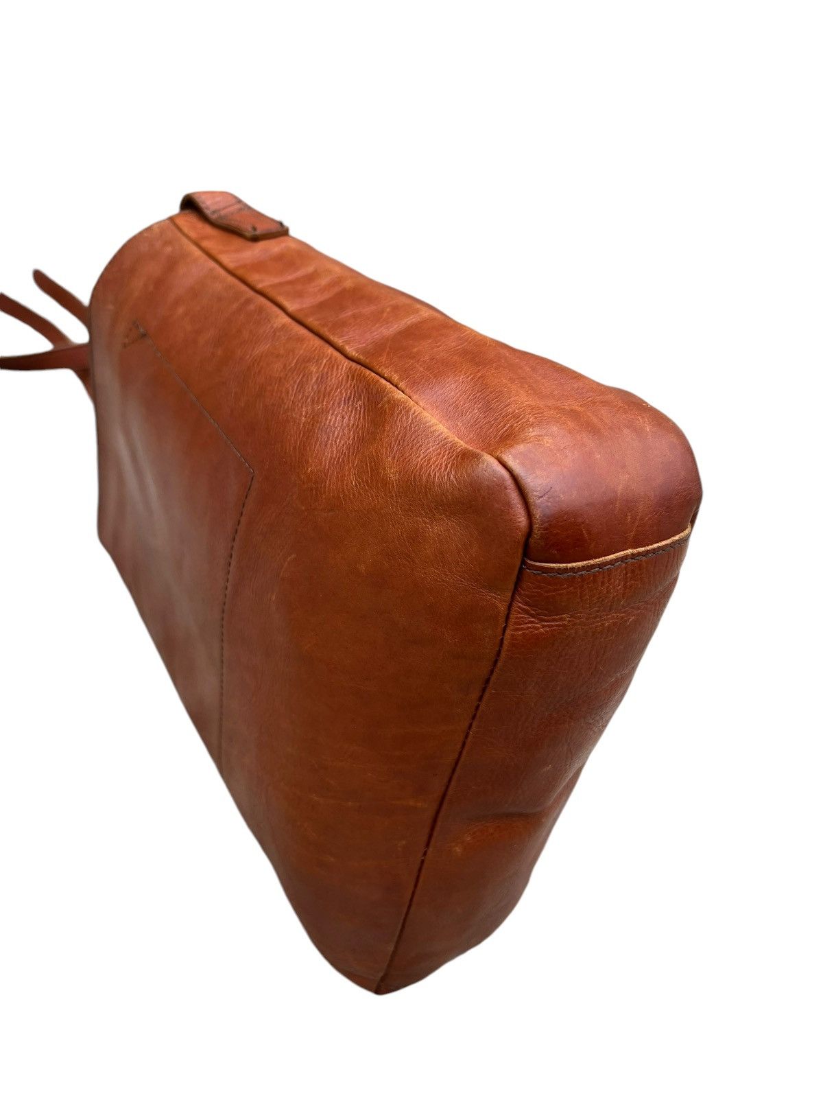 Leather Vintage Turkuabo Japan Faded Patina Leather Sling Bag Size ONE SIZE - 17 Thumbnail