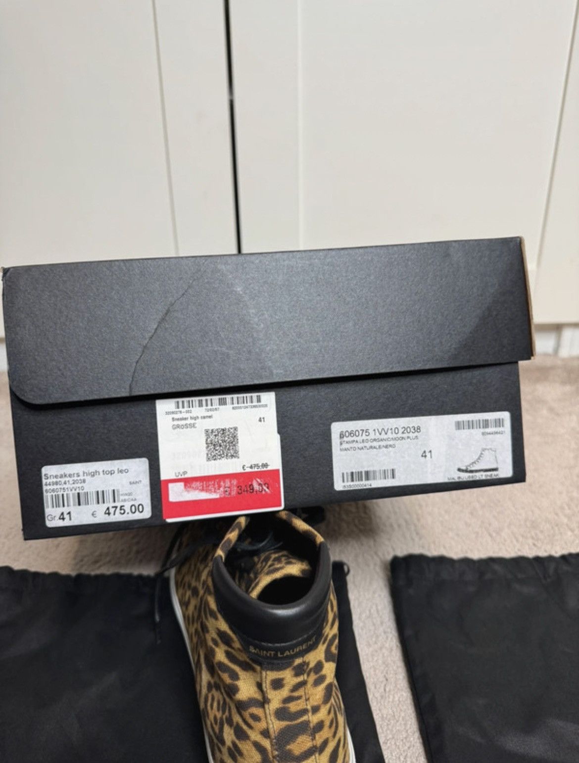 Saint Laurent Paris Saint laurant leopard print sneaker Size US 9.5 / EU 42-43 - 6 Thumbnail