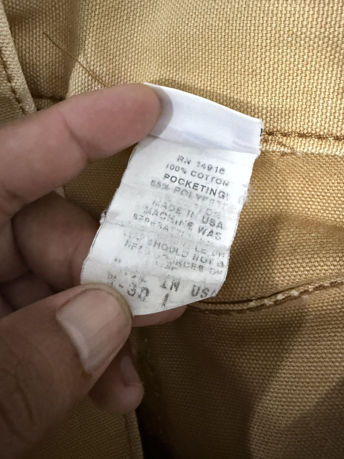 Junya Watanabe × Pointer Vintage Pointer Canvas Heavy Design Made in USA Size US 29 - 10 Thumbnail