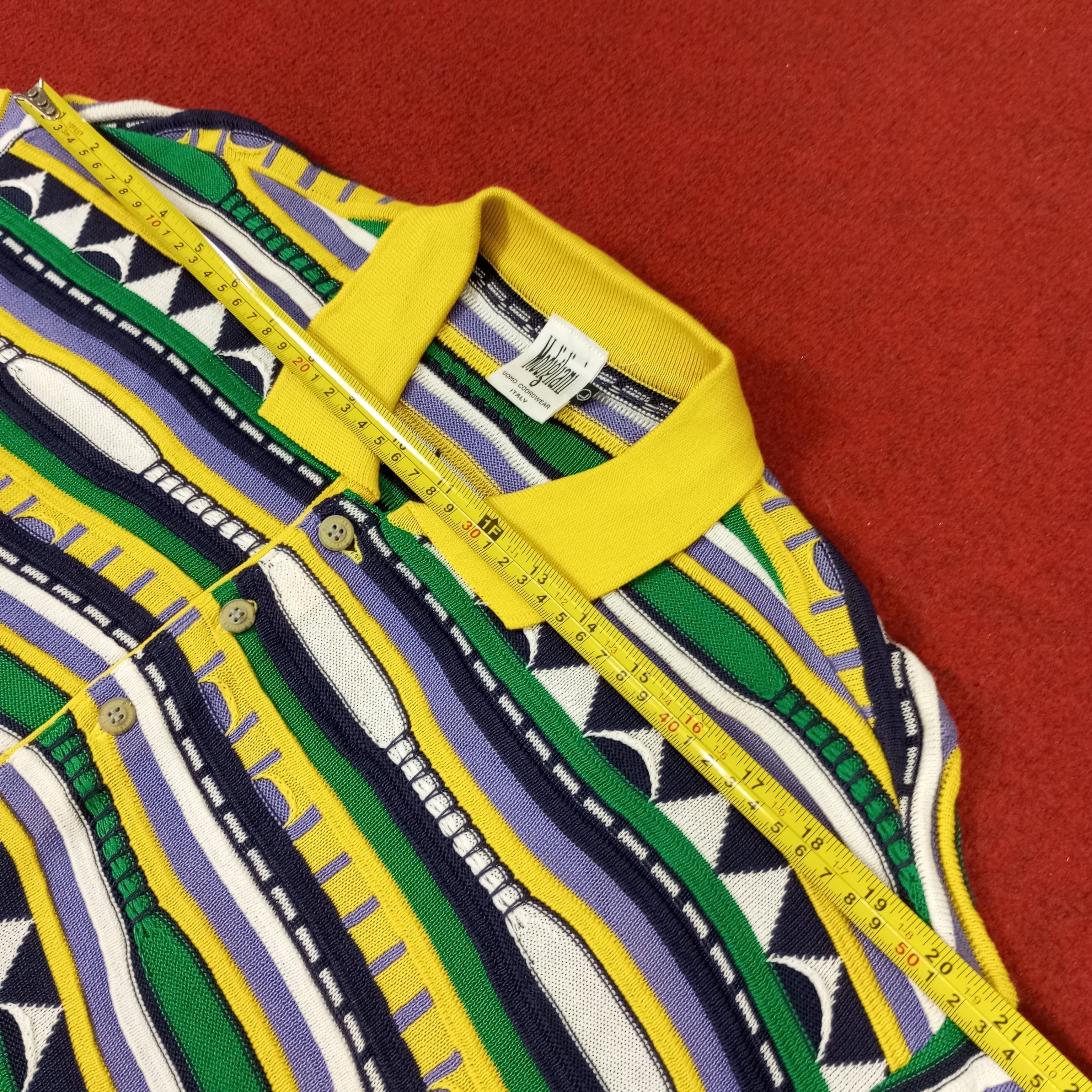 Coogi × Vintage Modigliani Stripes Art Style Design Polos Size US M / EU 48-50 / 2 - 7 Thumbnail