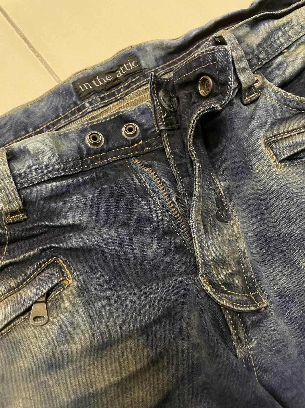 In The Attic In The Attic Punk Rockabilly Bikers Denim Size US 31 - 4 Thumbnail