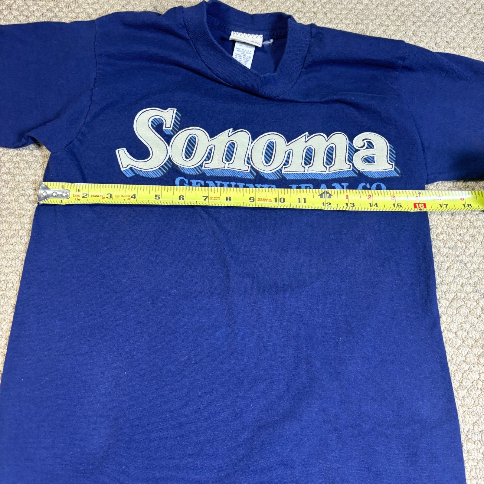 Sonoma Vintage 90s Sonoma Jean Co single stitch tshirt Small/Medium Size US S / EU 44-46 / 1 - 6 Thumbnail