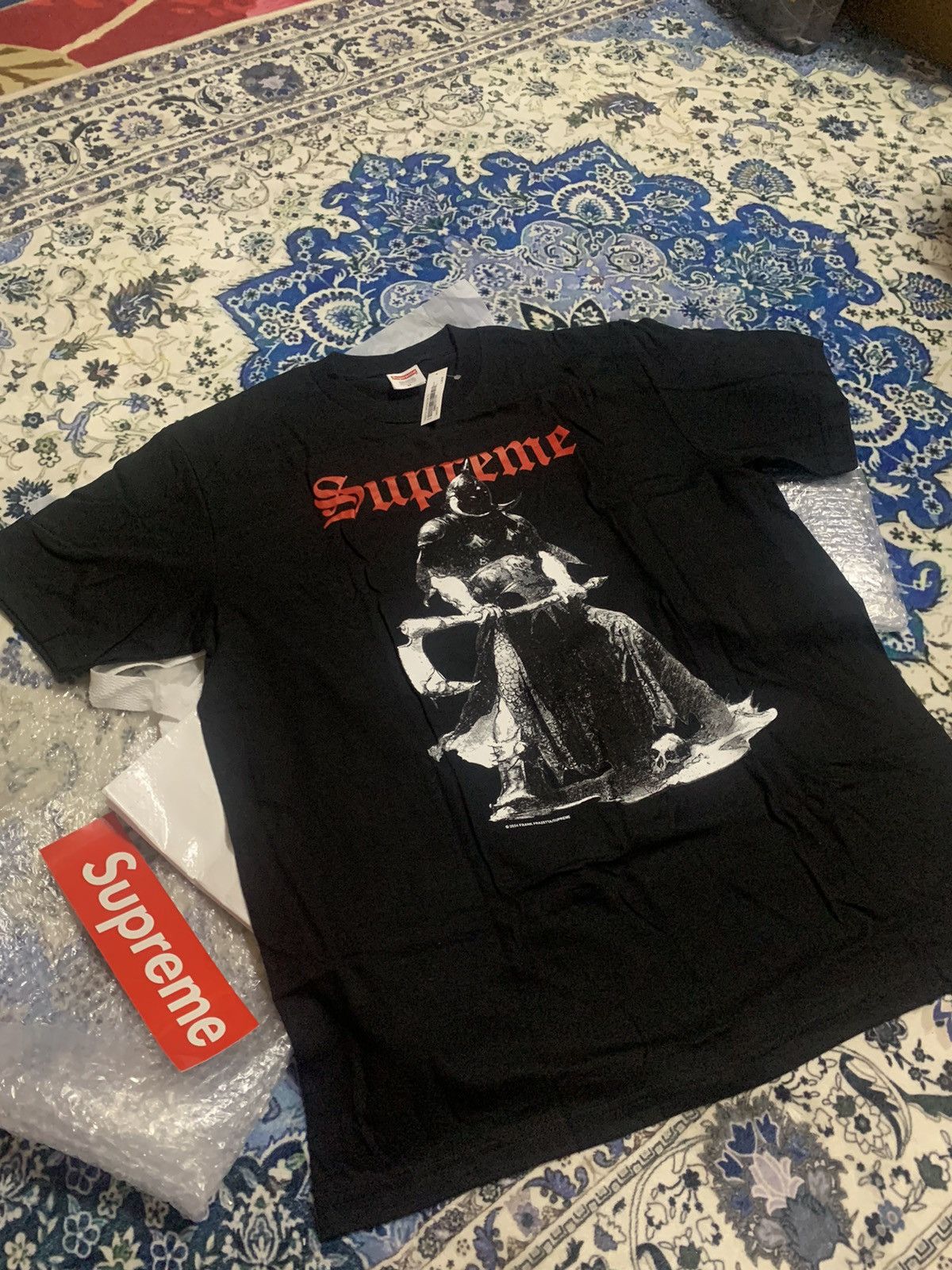 Supreme x Frank Frazetta Destruction Tee (Black)