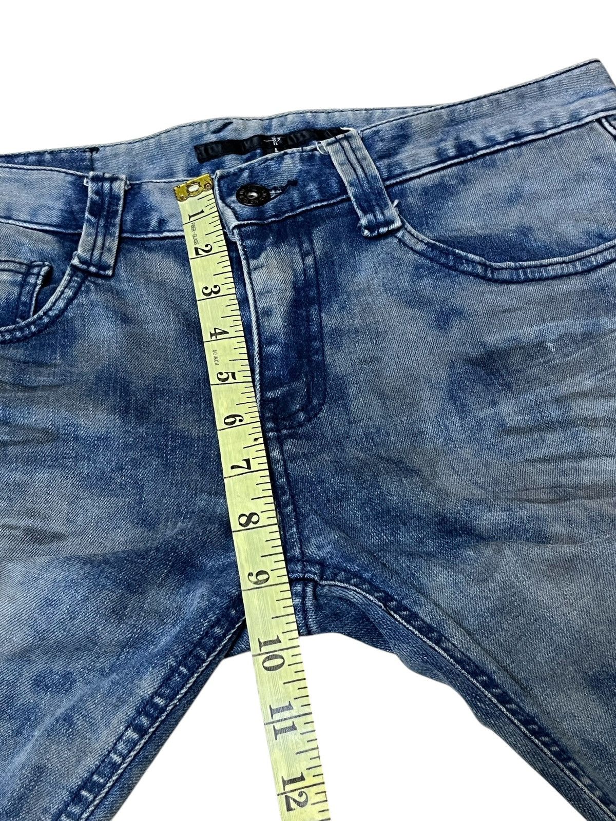 Japanese Brand JAPANESE BRAND NO ID TYE DYE SLIM FIT JEANS Size US 31 - 14 Thumbnail