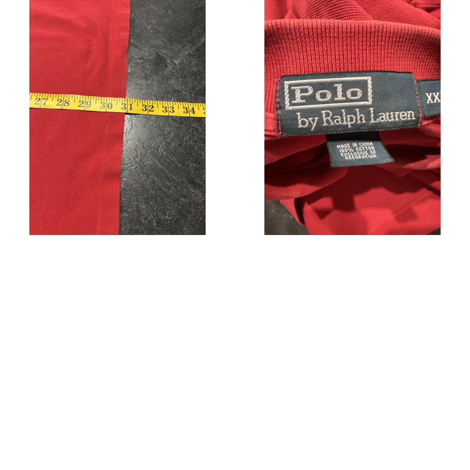 Ralph Lauren Ralph Lauren Polo Shirt Men 2XL Red Short Sleeve Collared Golf Preppy Classic Sports Vintage: No Size US XXL / EU 58 / 5 - 8 Thumbnail