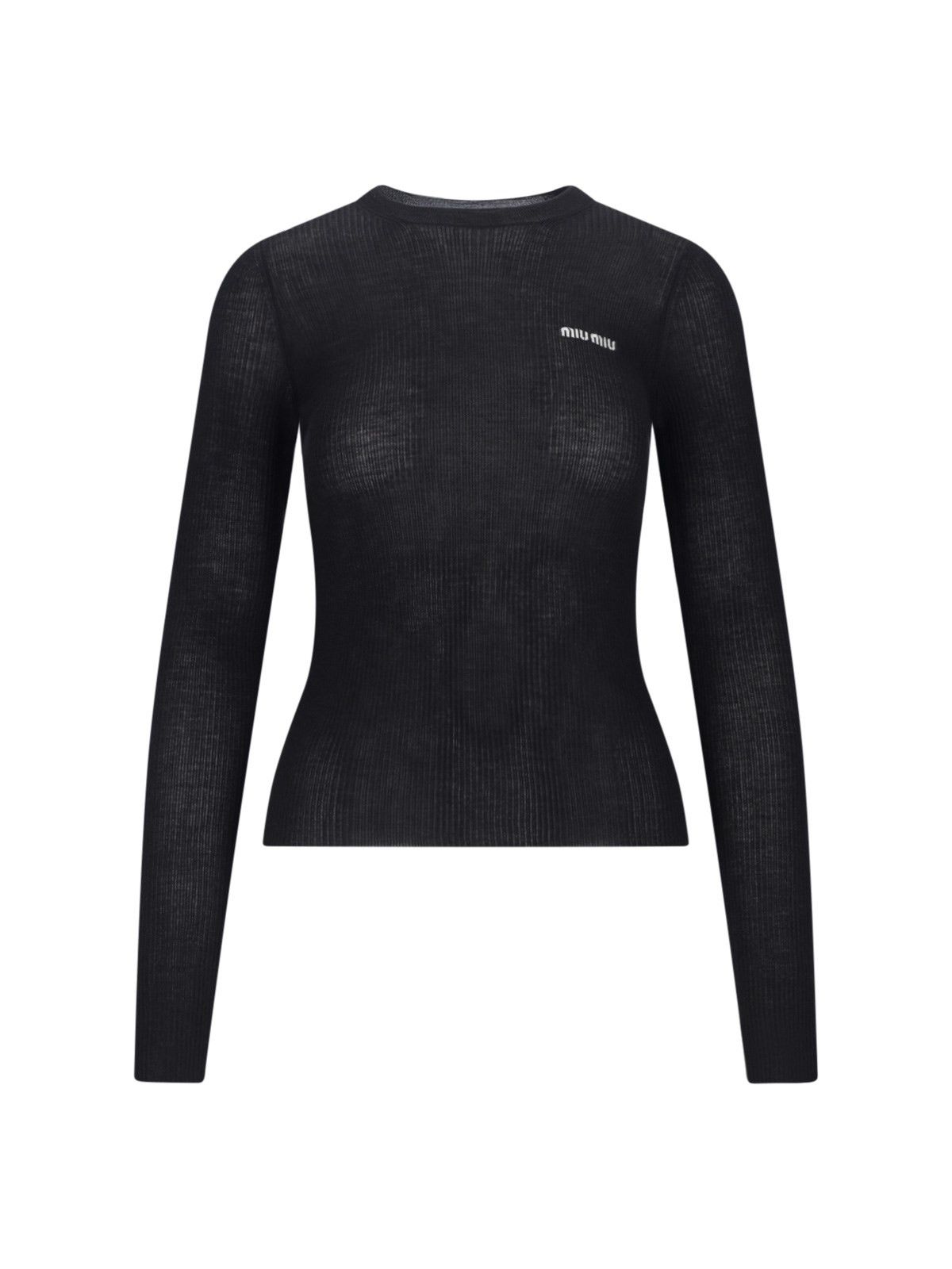 Miu Miu LOGO CROP SWEATER Size S / US 4 / IT 40 - 1 Thumbnail