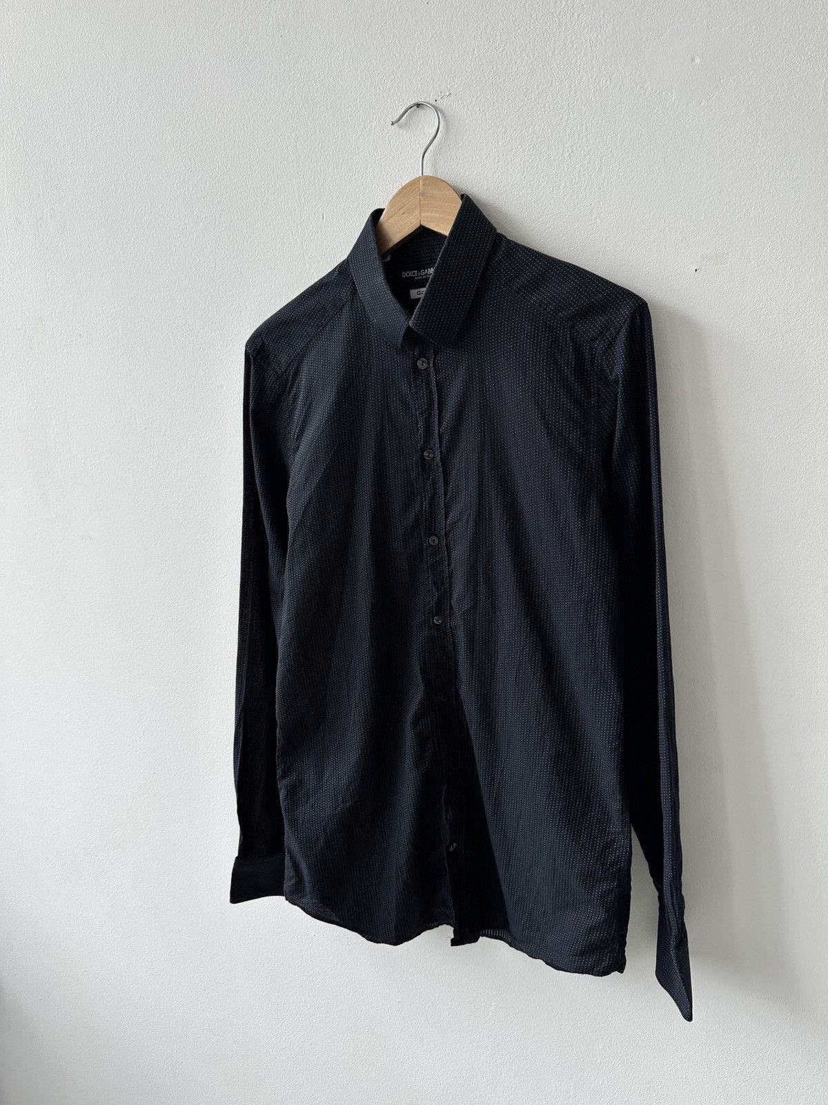 Dolce & Gabbana Dolce & Gabbana Black Gold Collection Shirt, Slim Fit Size US S / EU 44-46 / 1 - 3 Thumbnail
