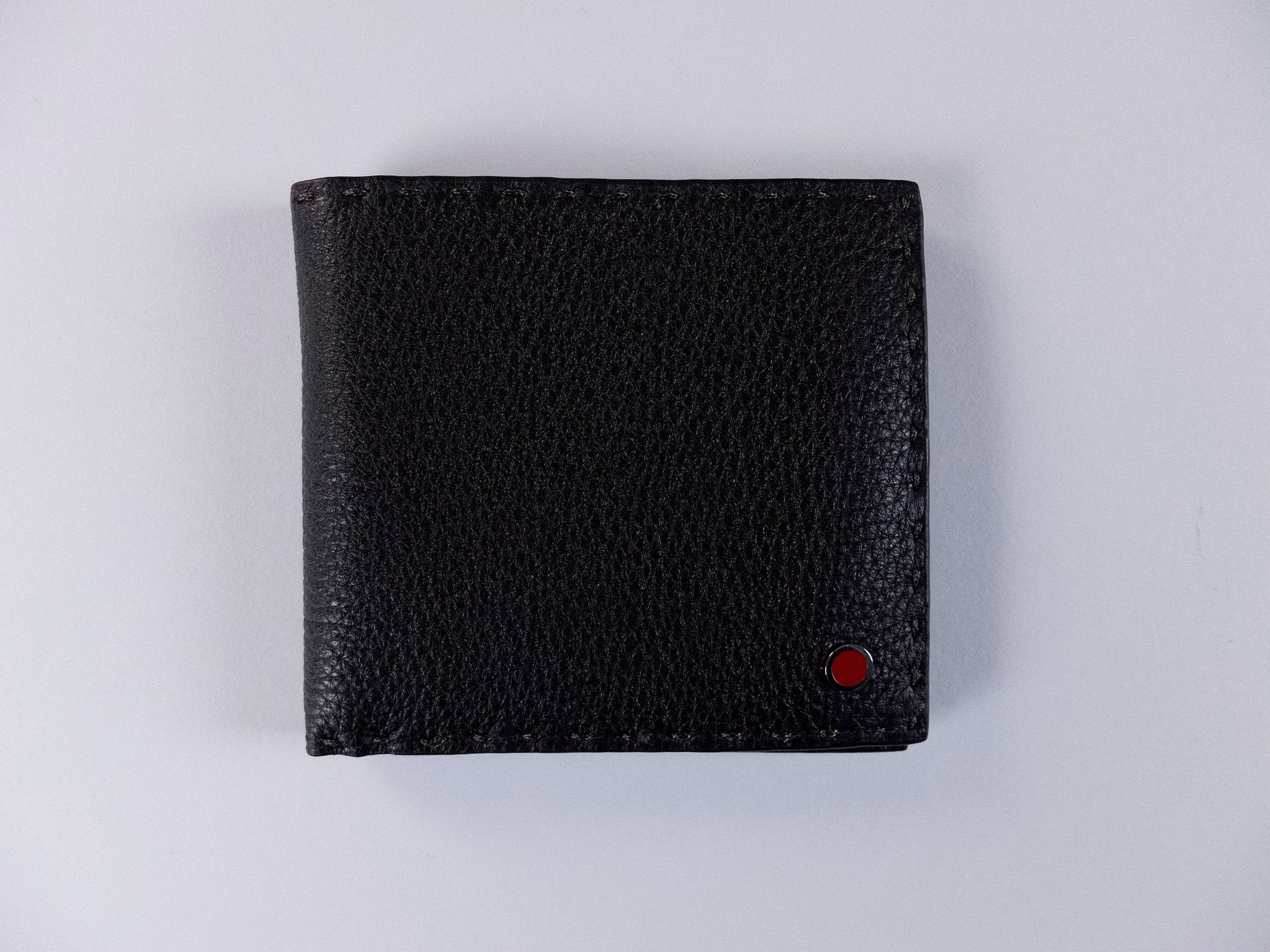 Kiton KITON hand stitched brown leather wallet authentic Size ONE SIZE - 1 Thumbnail