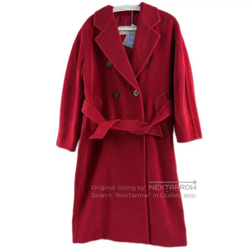 Max Mara MaxMara Red Wool Women's Coat . Size XXS / US 00 / IT 34 - 1 Thumbnail