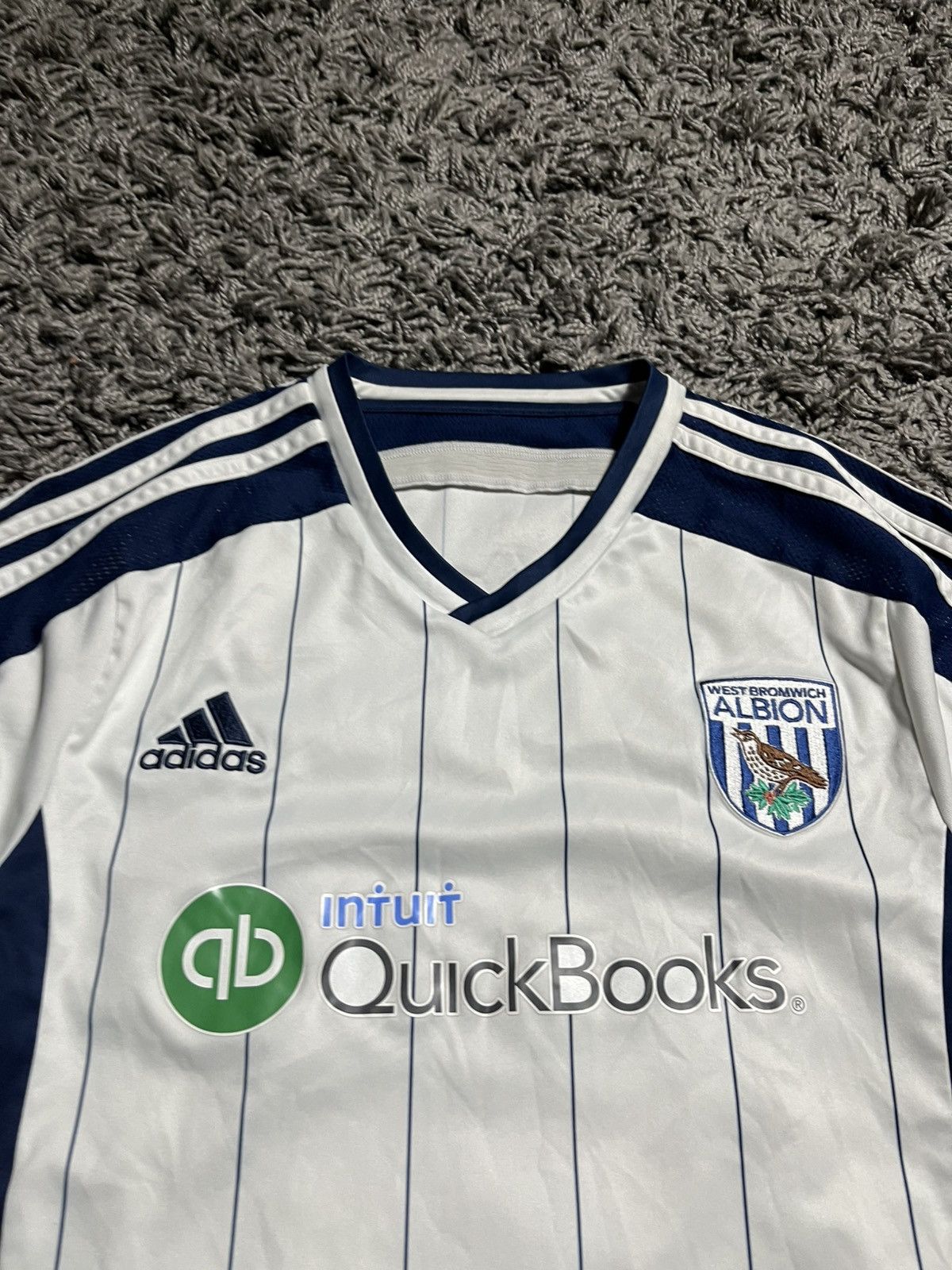 Adidas ADIDAS WEST BROMWICH ALBION 2014/15 DAN #11 TRIKOT JERSEY Size US M / EU 48-50 / 2 - 2 Thumbnail