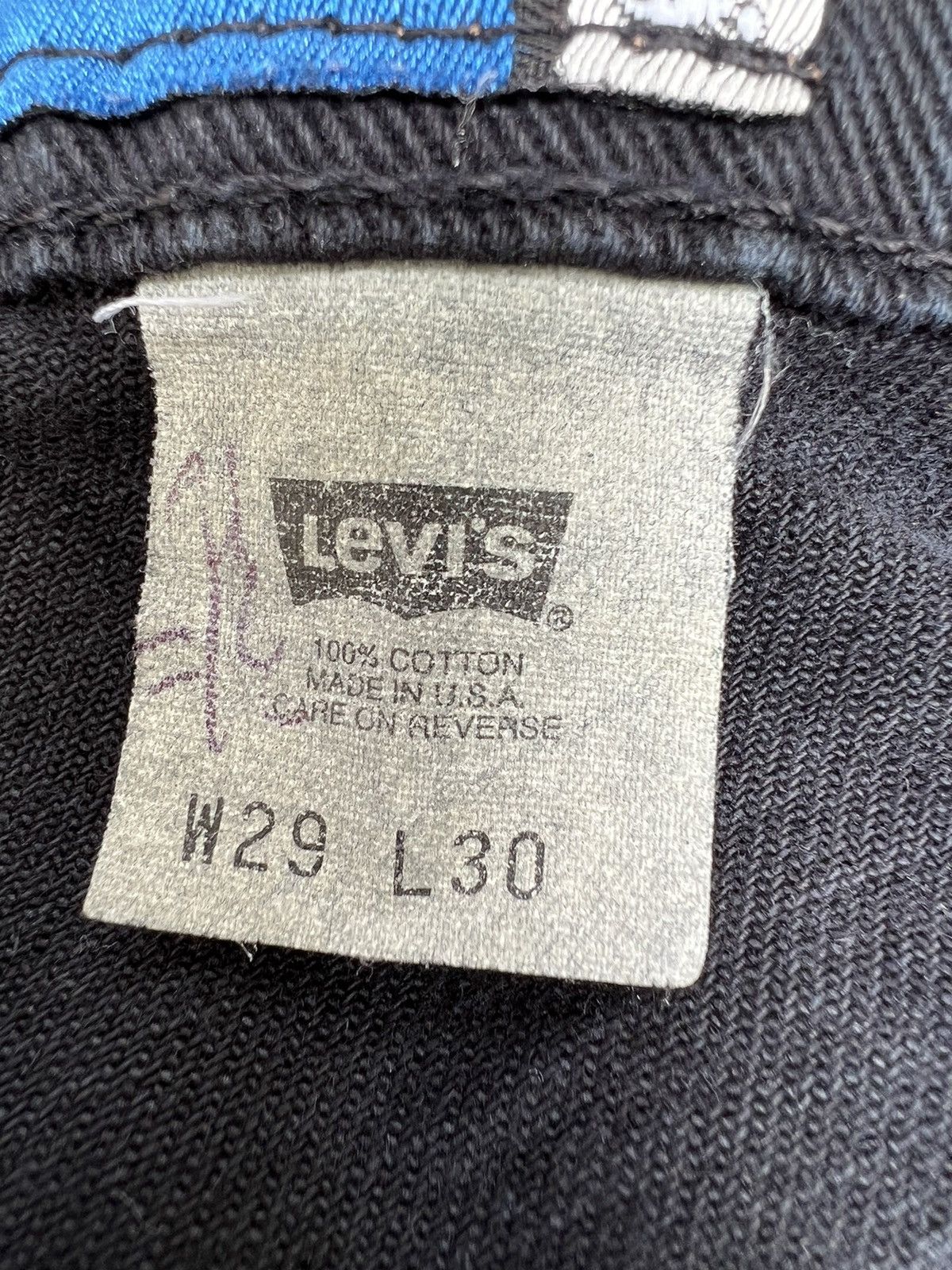 Levi's Vintage 1997 Levi’s Silvertab Fade Black Denim Relaxed Jeans Size US 29 - 23 Thumbnail