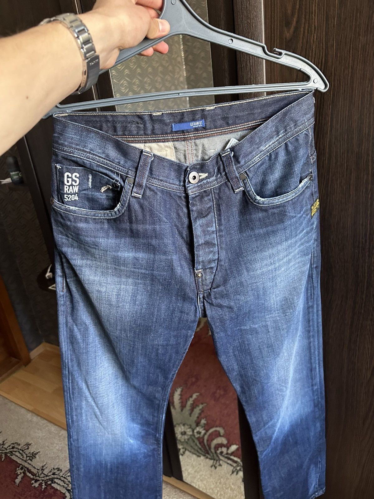 G-Star × Vintage G-Star Raw 5204, Rare Vintage G-Star Raw 01 Jeans Size US 30 / EU 46 - 1 Thumbnail