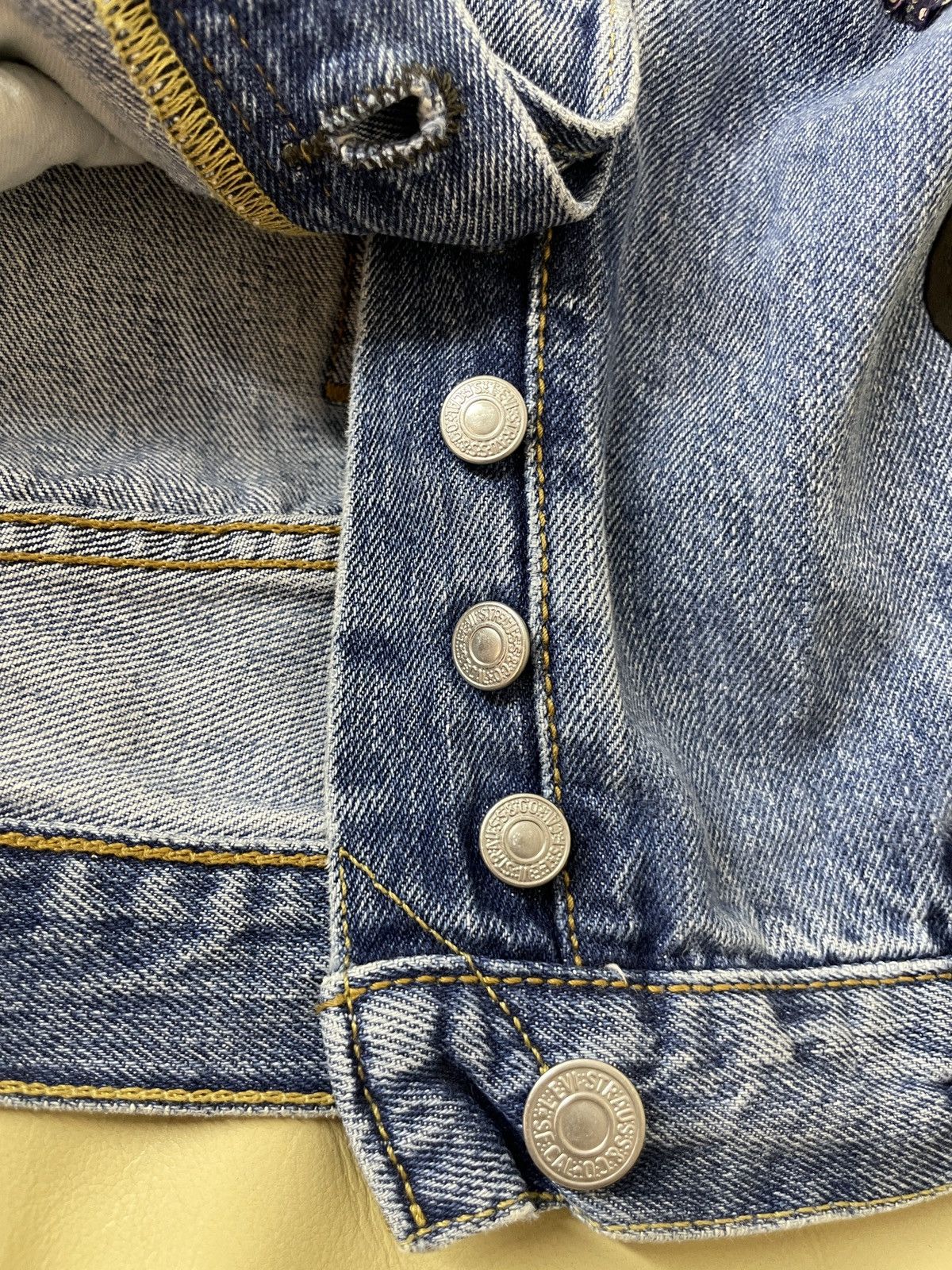 Levi's Levi's 501 custom patchwork denim jeans Size US 32 / EU 48 - 20 Thumbnail