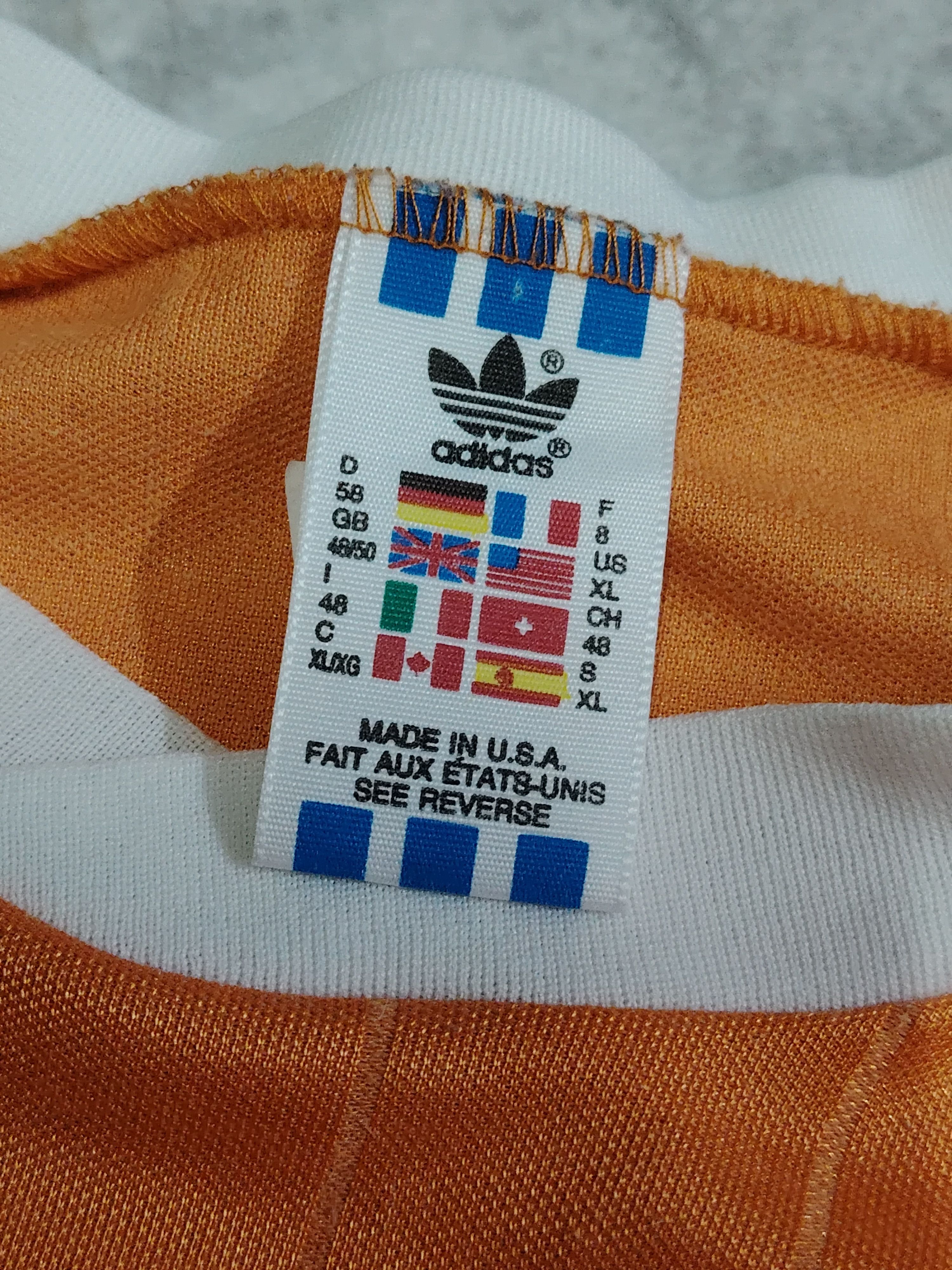 Vintage Vintage 90s Adidas long sleeve Jersey Size US XL / EU 56 / 4 - 5 Thumbnail
