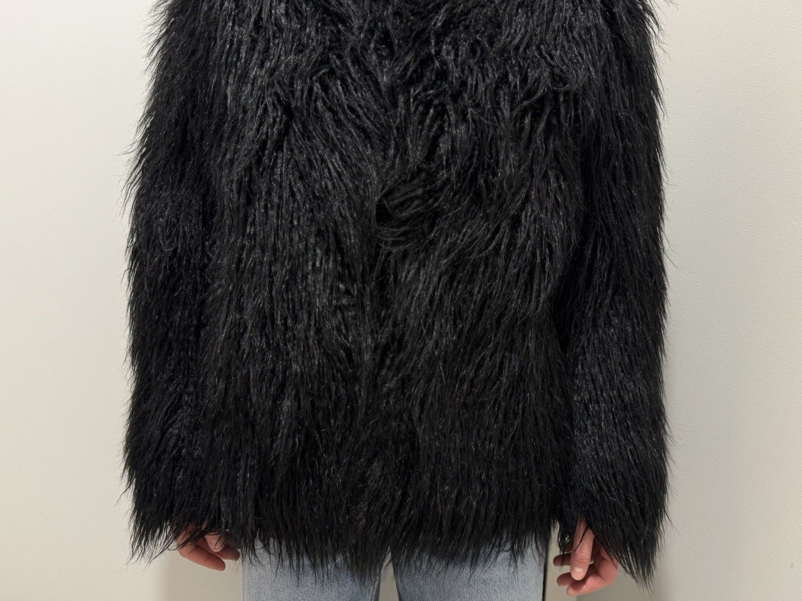 Samsoe Samsoe DDP Samsoe Samsoe Sophia Womens Faux Fur Jacket Black Size M Size M / US 6-8 / IT 42-44 - 8 Thumbnail
