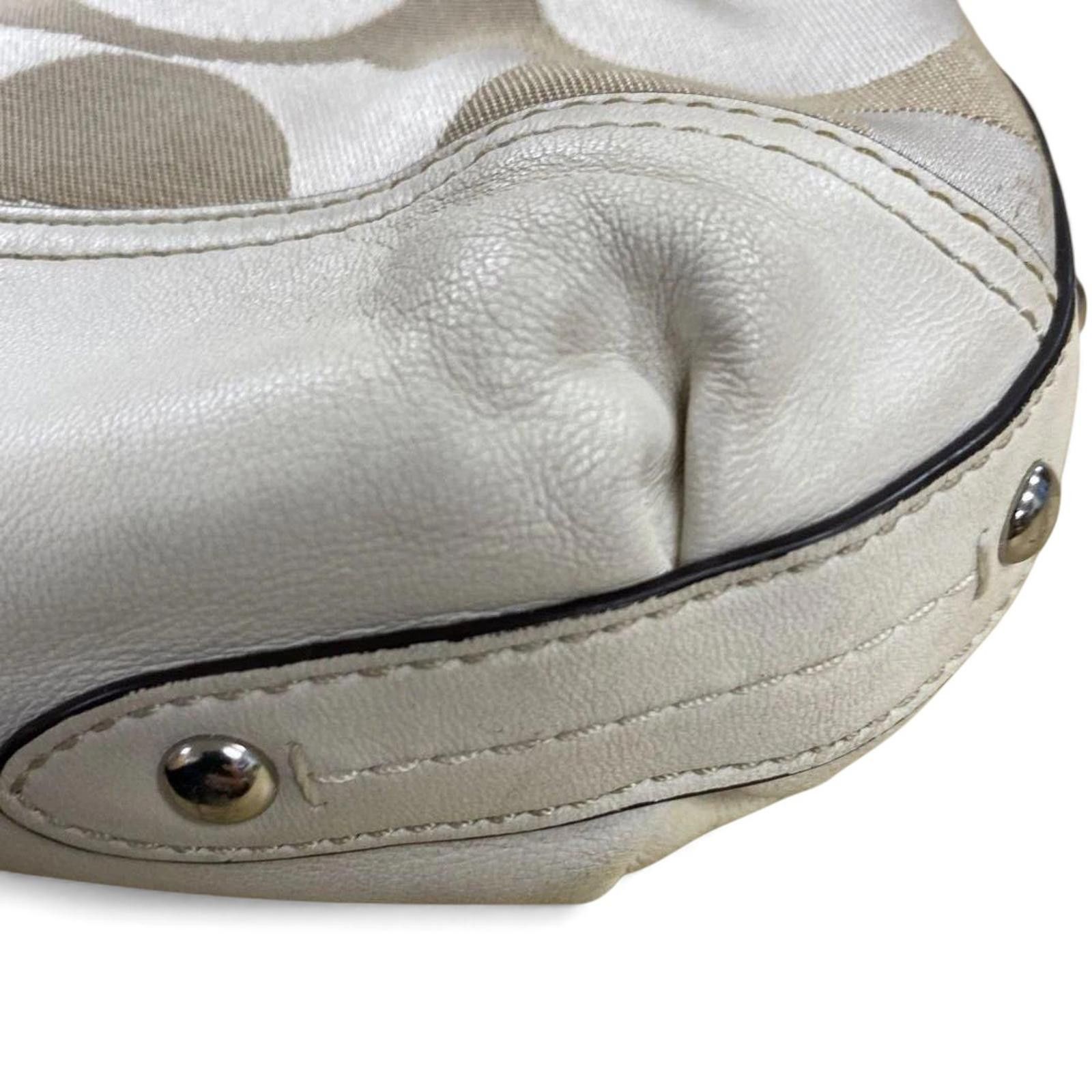 Coach Coach - Signature Canvas and Leather Shoulder Bag Size ONE SIZE - 8 Thumbnail