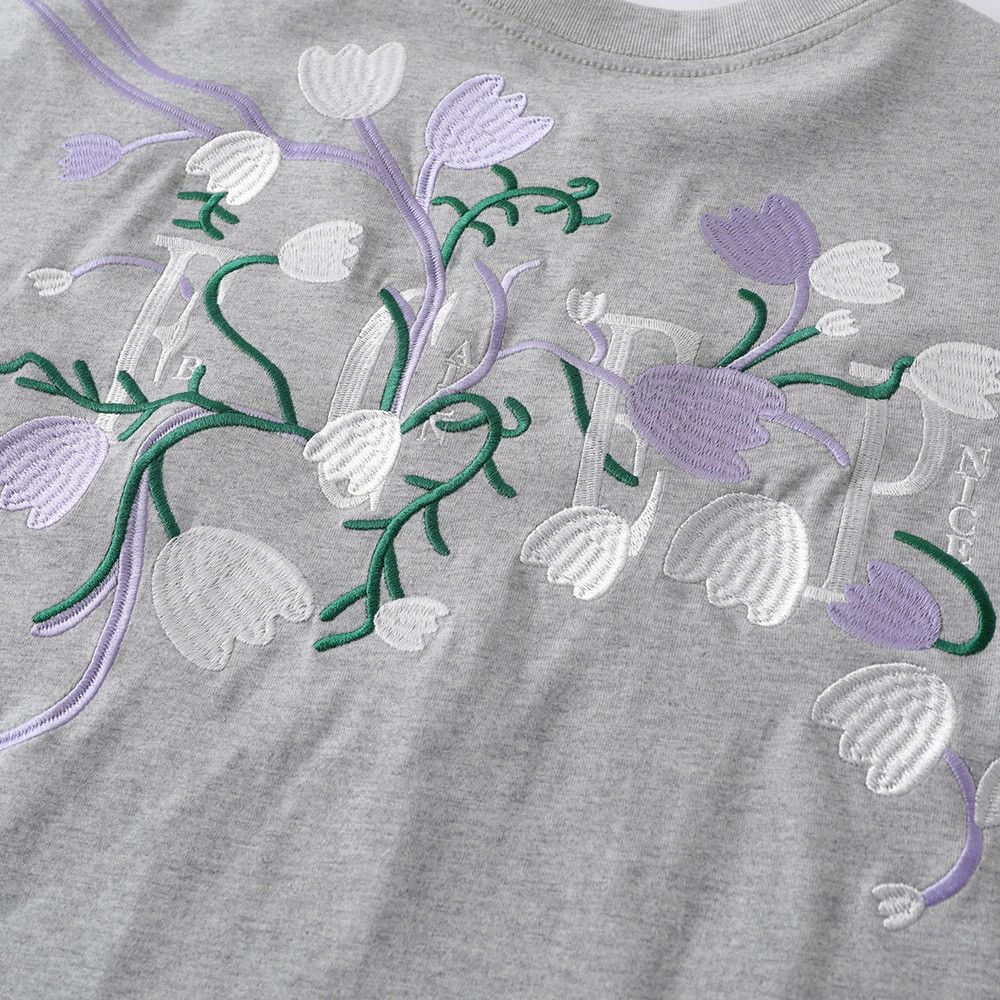 Vintage Men's hip-hop loose casual floral embroidered T-shirt Size US M / EU 48-50 / 2 - 3 Thumbnail