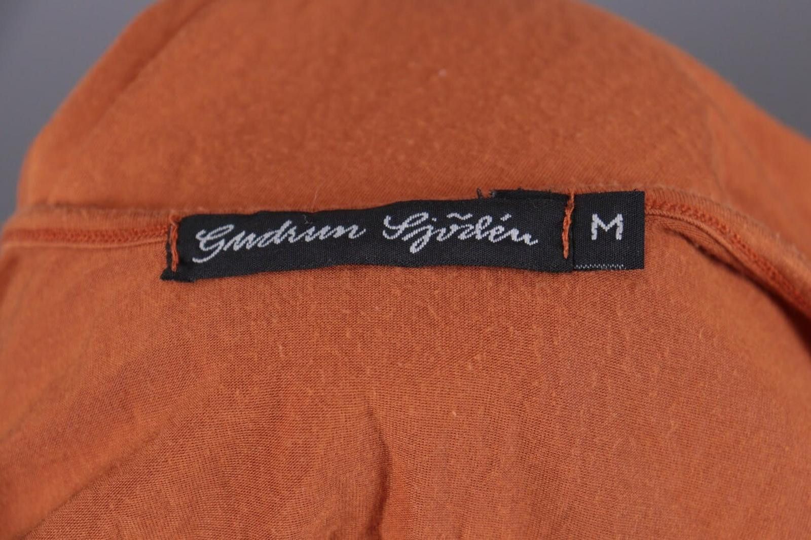 Designer Gudrun Sjoden Orange Bodycon Tunic Blouson Dress Size M Size M / US 6-8 / IT 42-44 - 11 Thumbnail